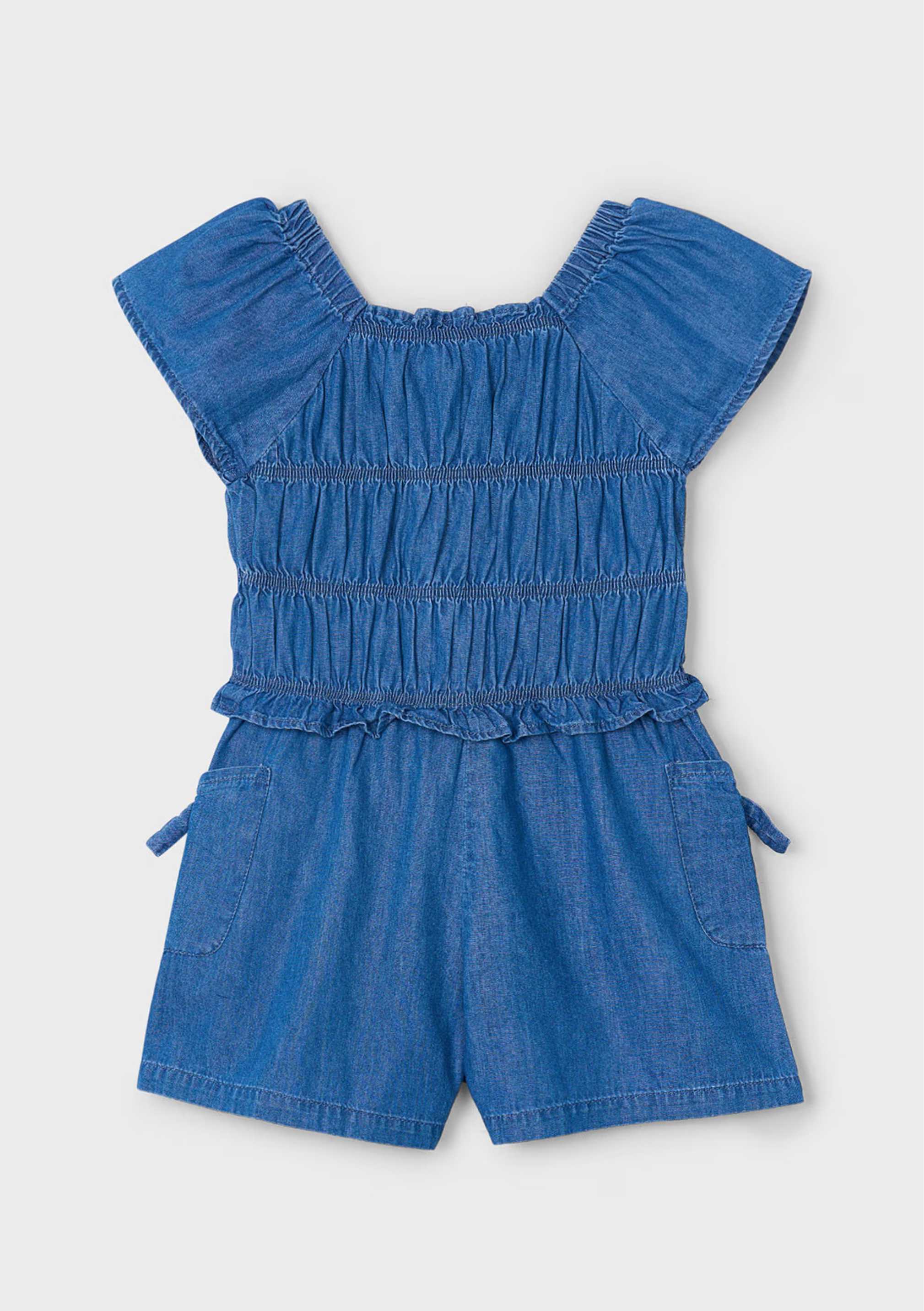 Jumpsuit Smock Corto Denim