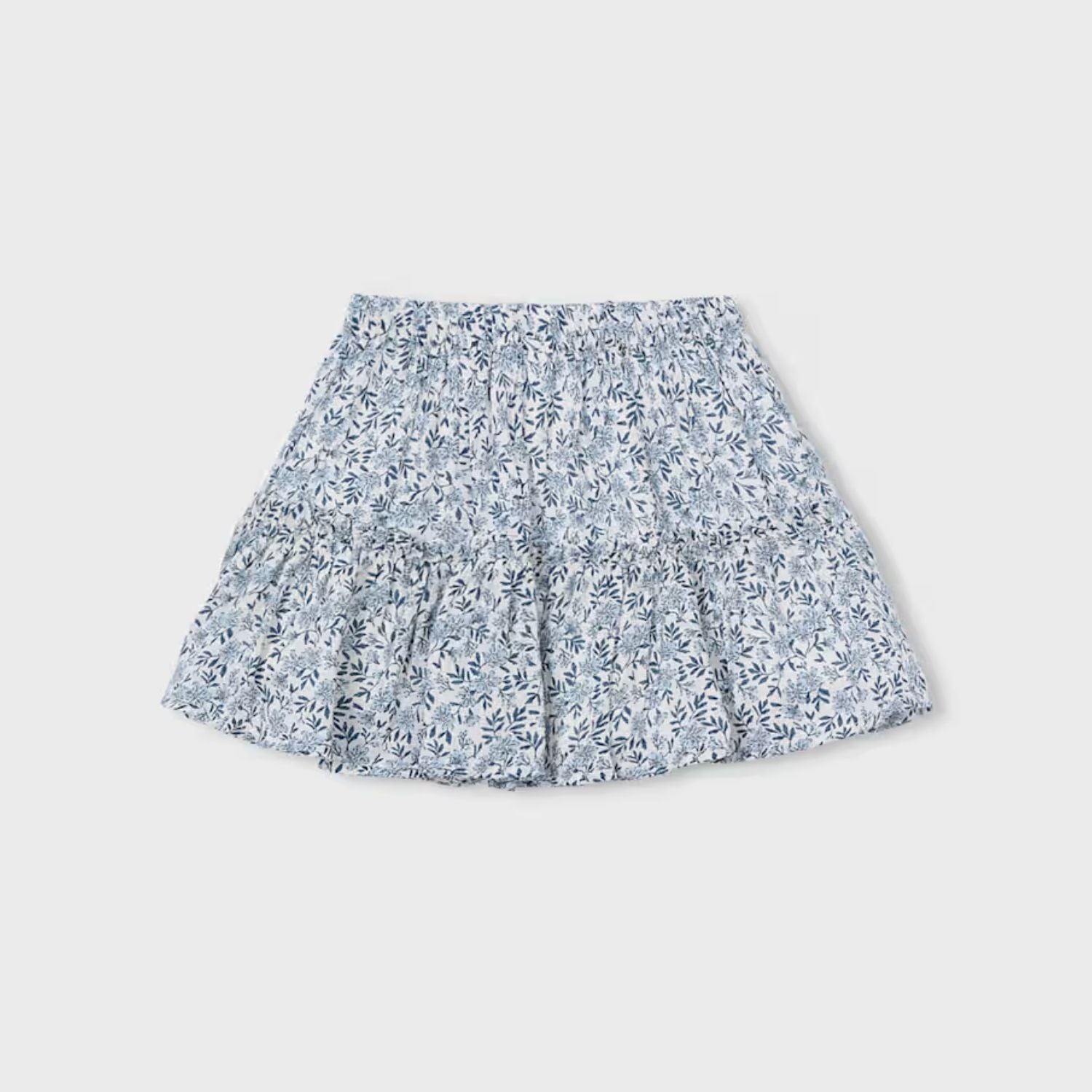 Falda Volantes Celeste