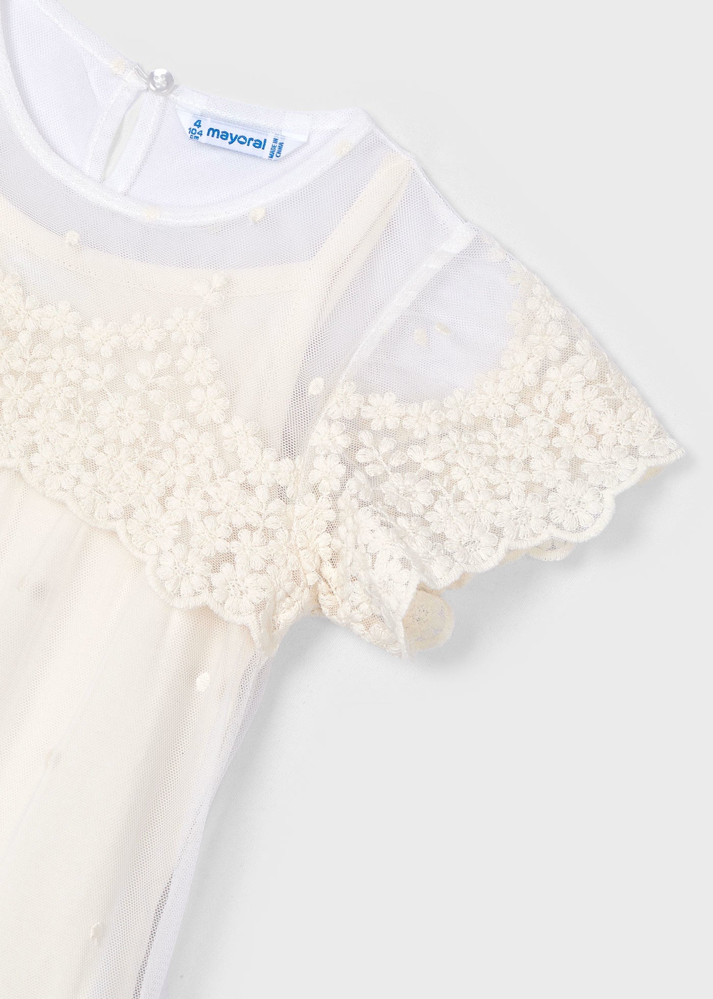 Vestido Boho Tul Bordado