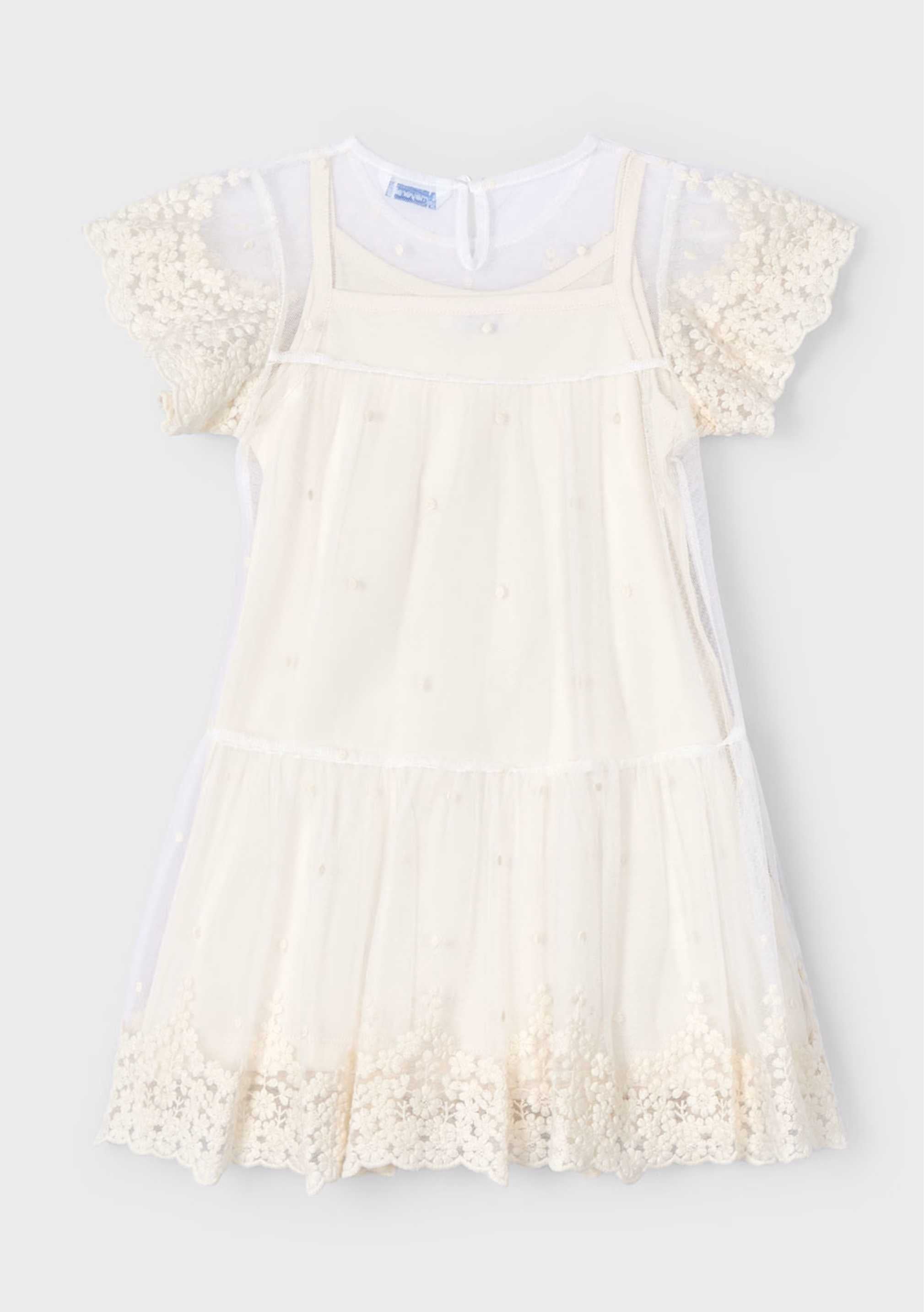 Vestido Boho Tul Bordado