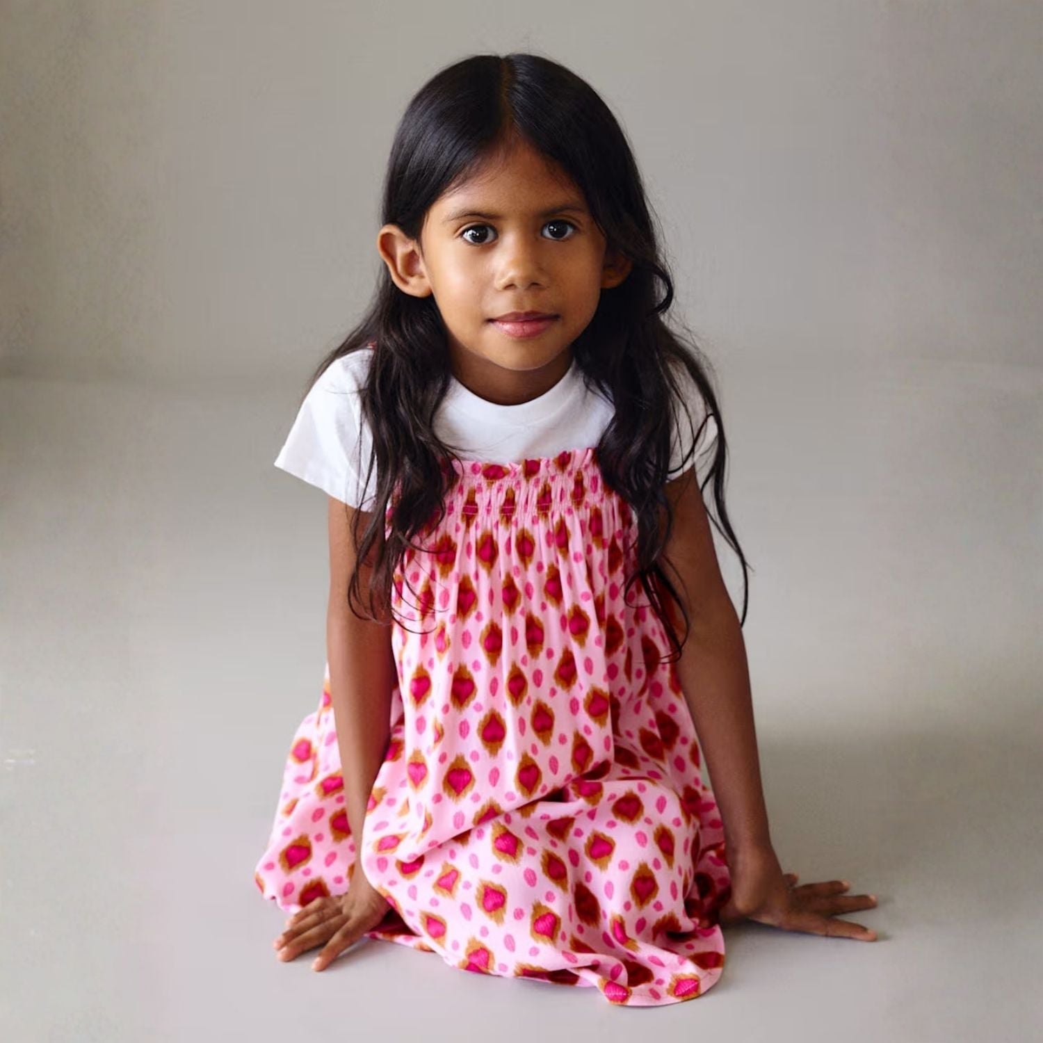Vestido Combinado Tribal Hearts Candy