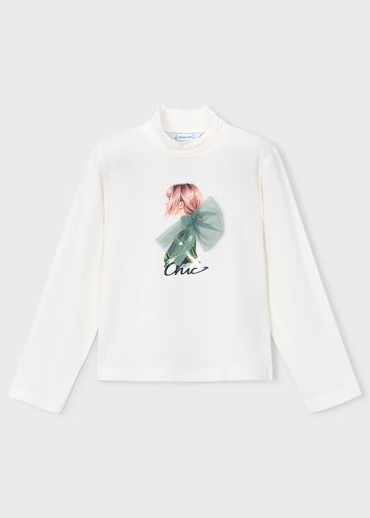 Camiseta Semicisne Chic Crudo