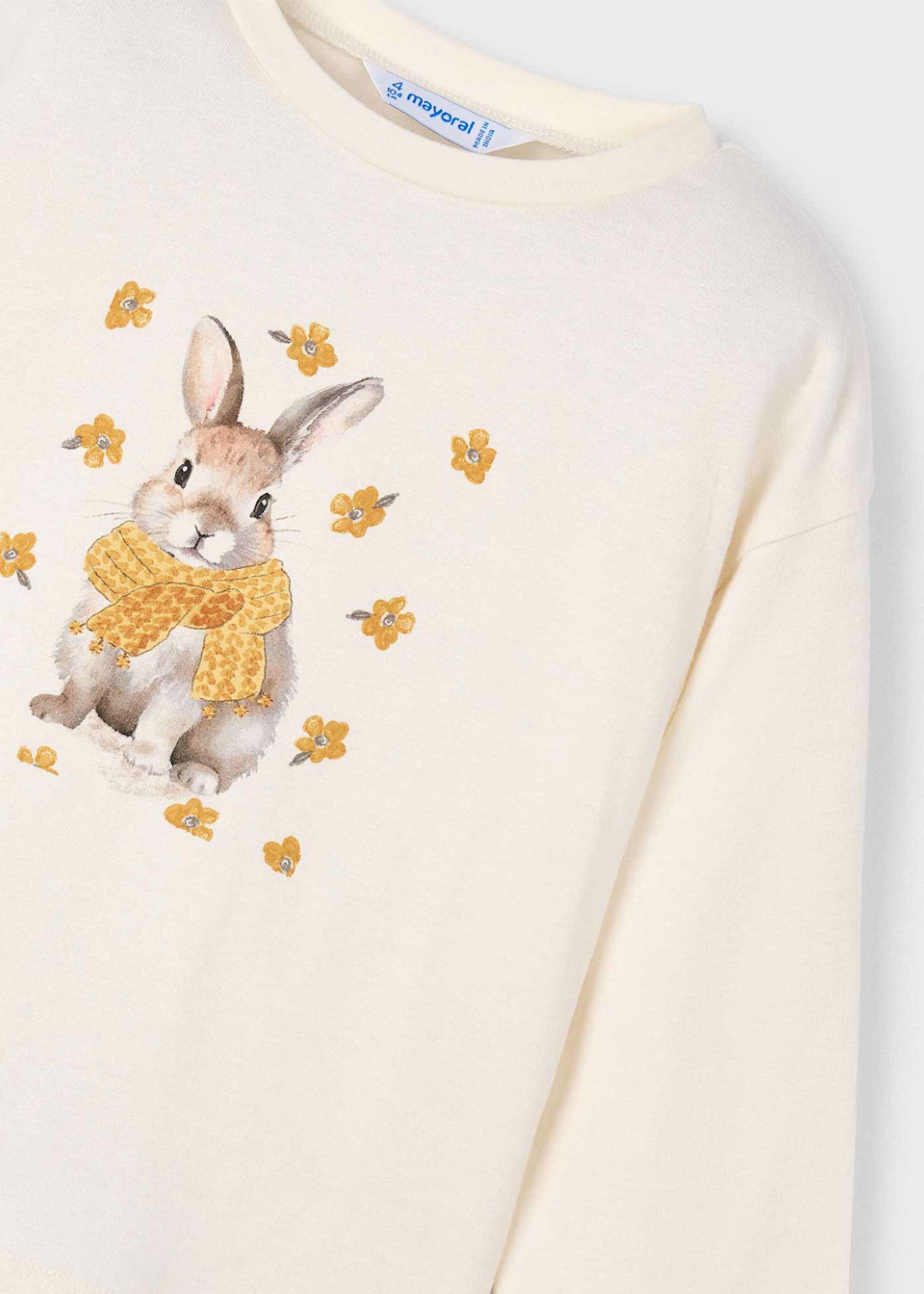 Camiseta Bunny Mostaza 100% Cotton