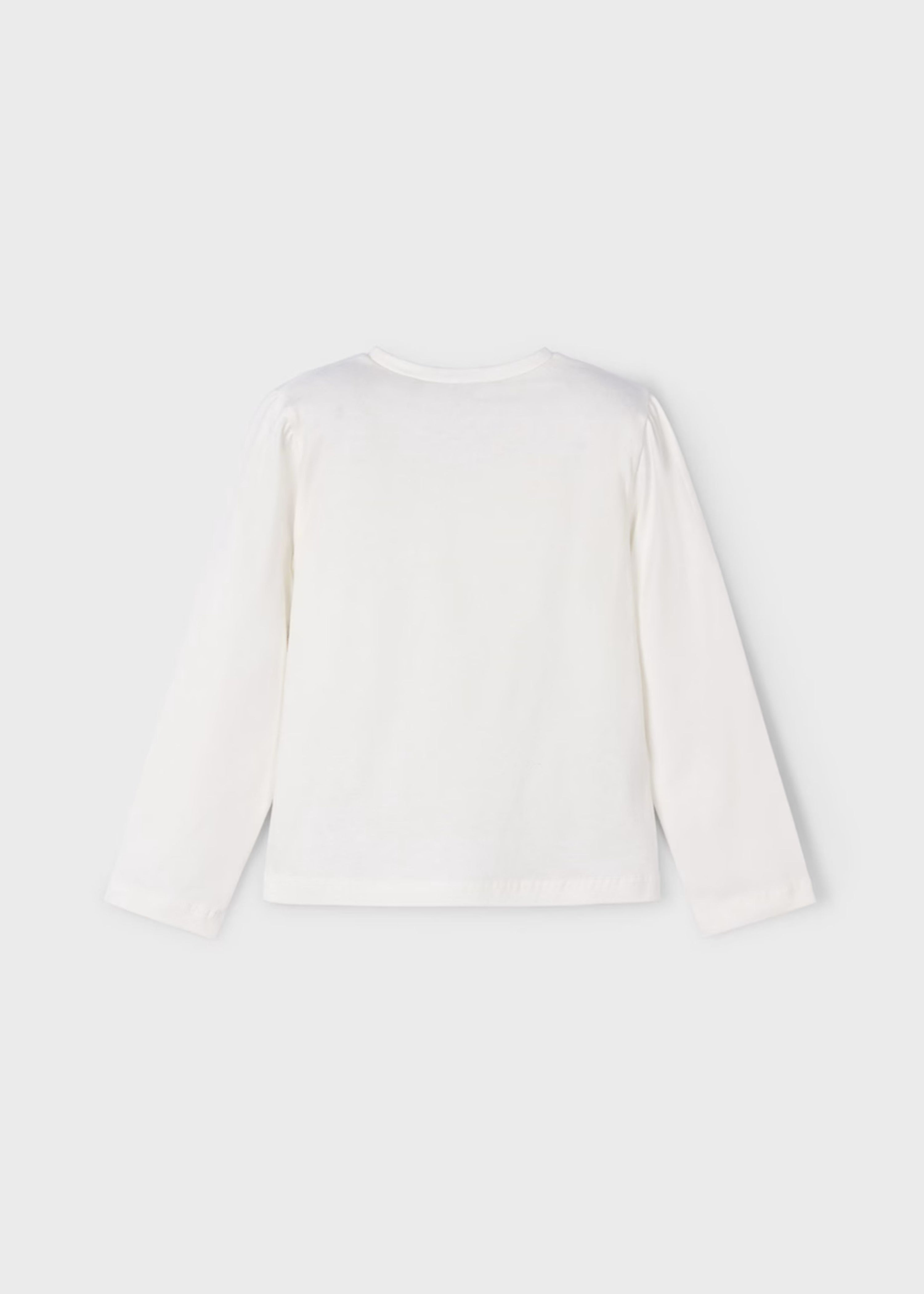 Camiseta Fashion Friends Nata Cereza 100% Cotton