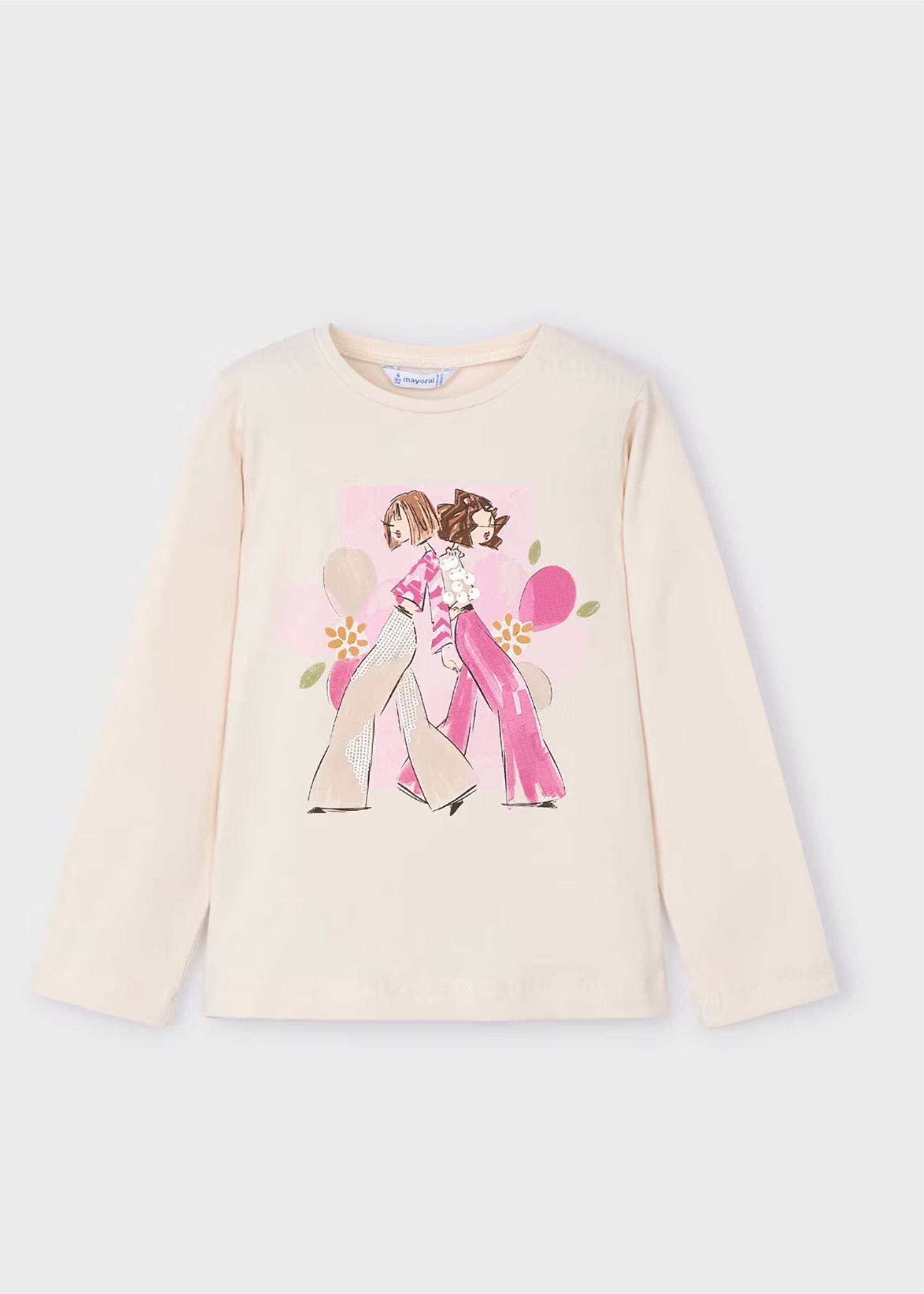 Camiseta Trendy Rosado Niña