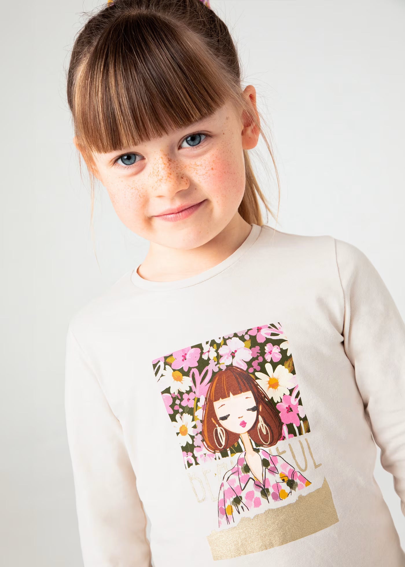 Camiseta Colero Estampado Niña