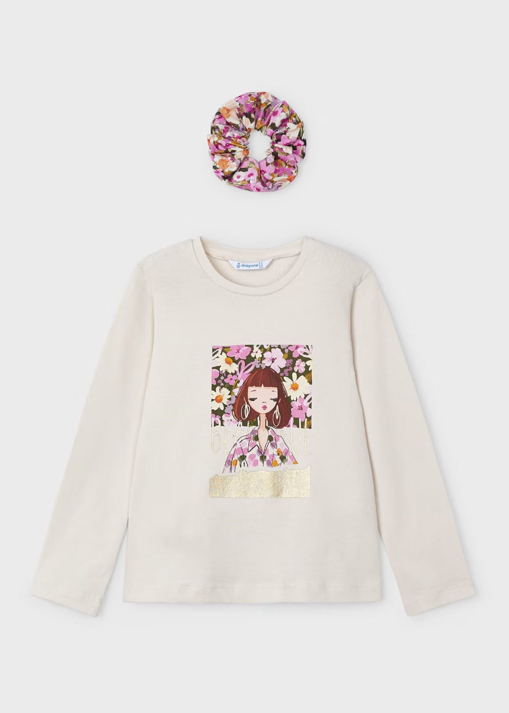 Camiseta Colero Estampado Niña
