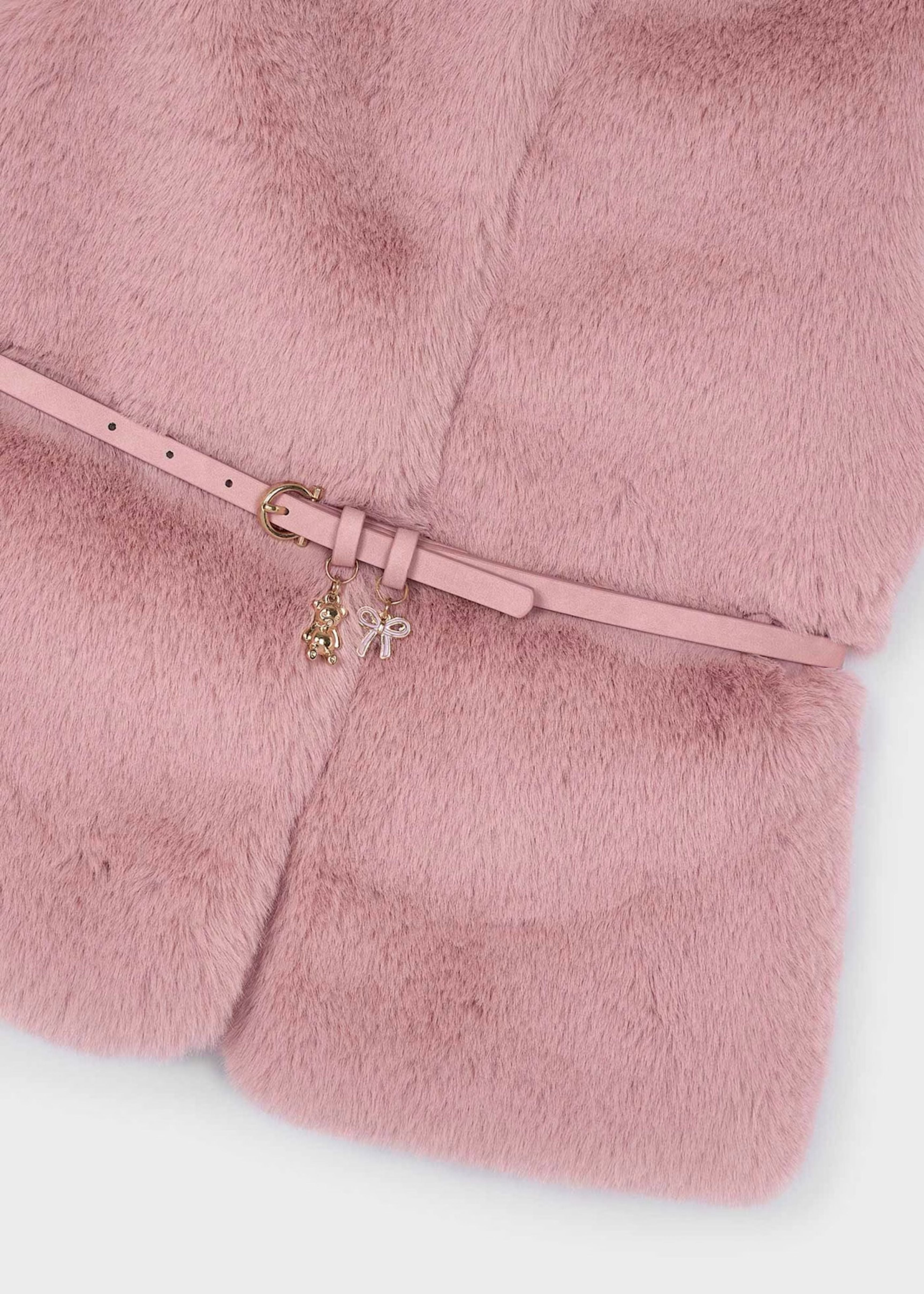 Chaleco Pelo Cinturón Charms