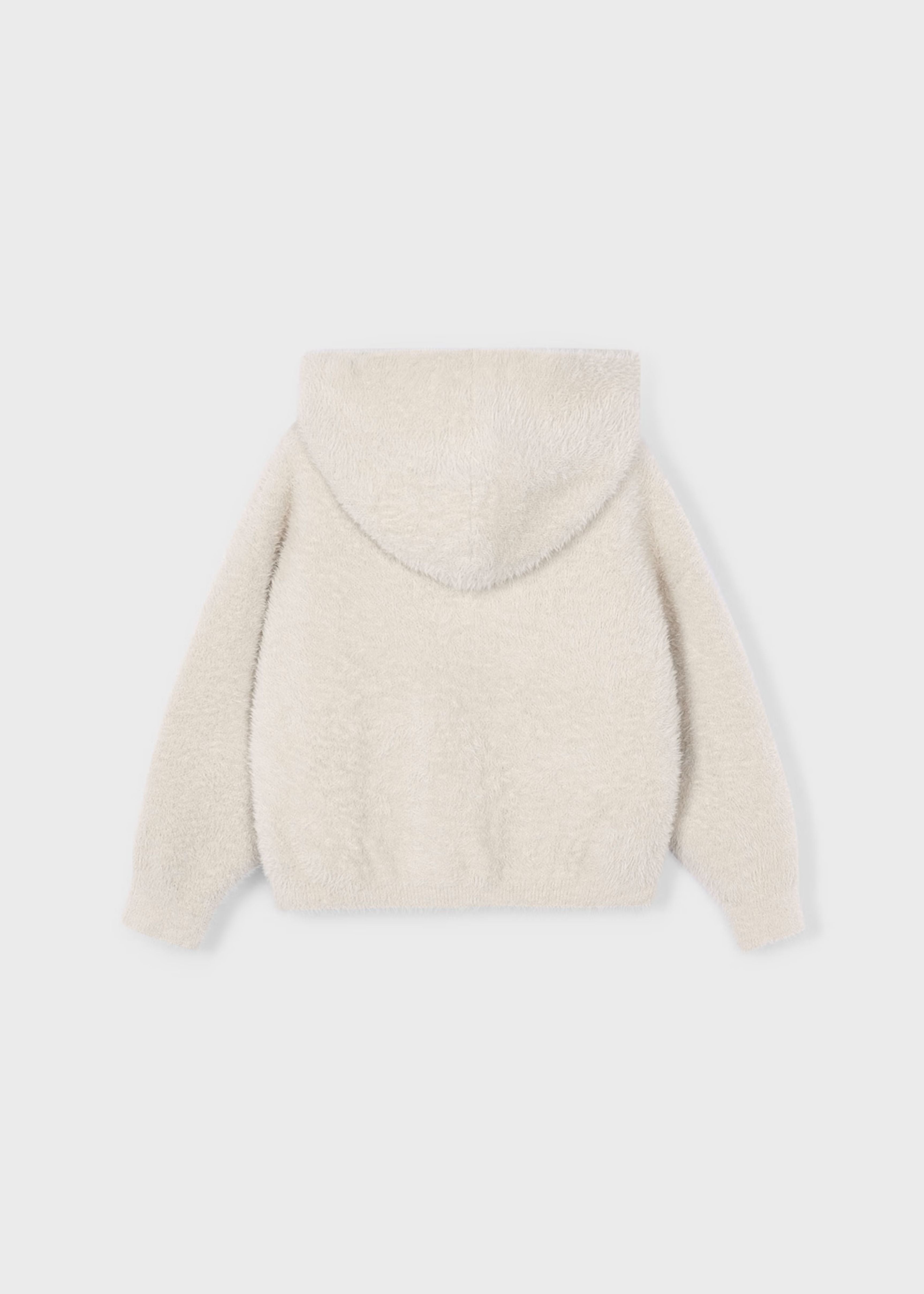 Chaqueta Hooded Pelo Almendra