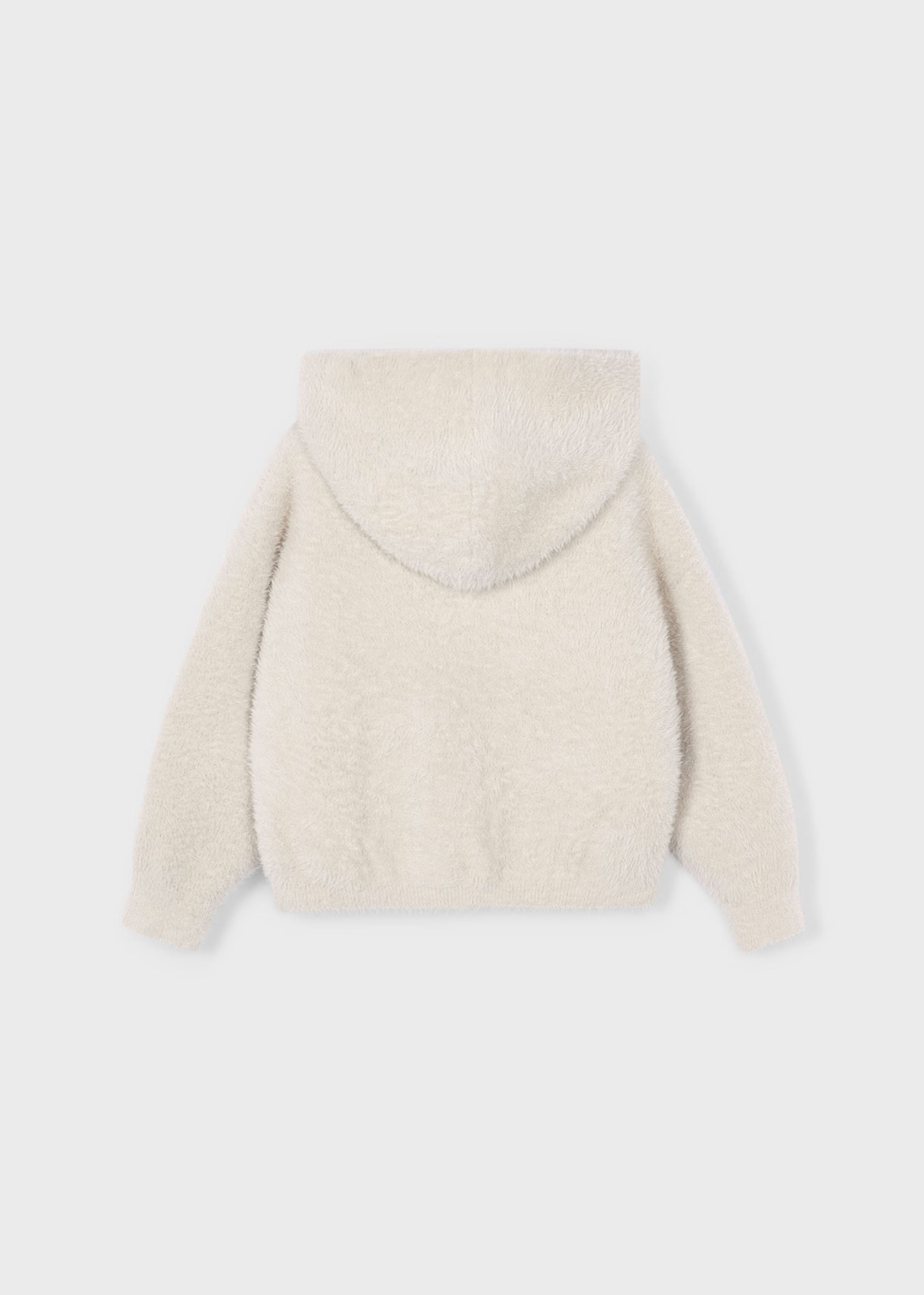 Chaqueta Hooded Pelo Almendra