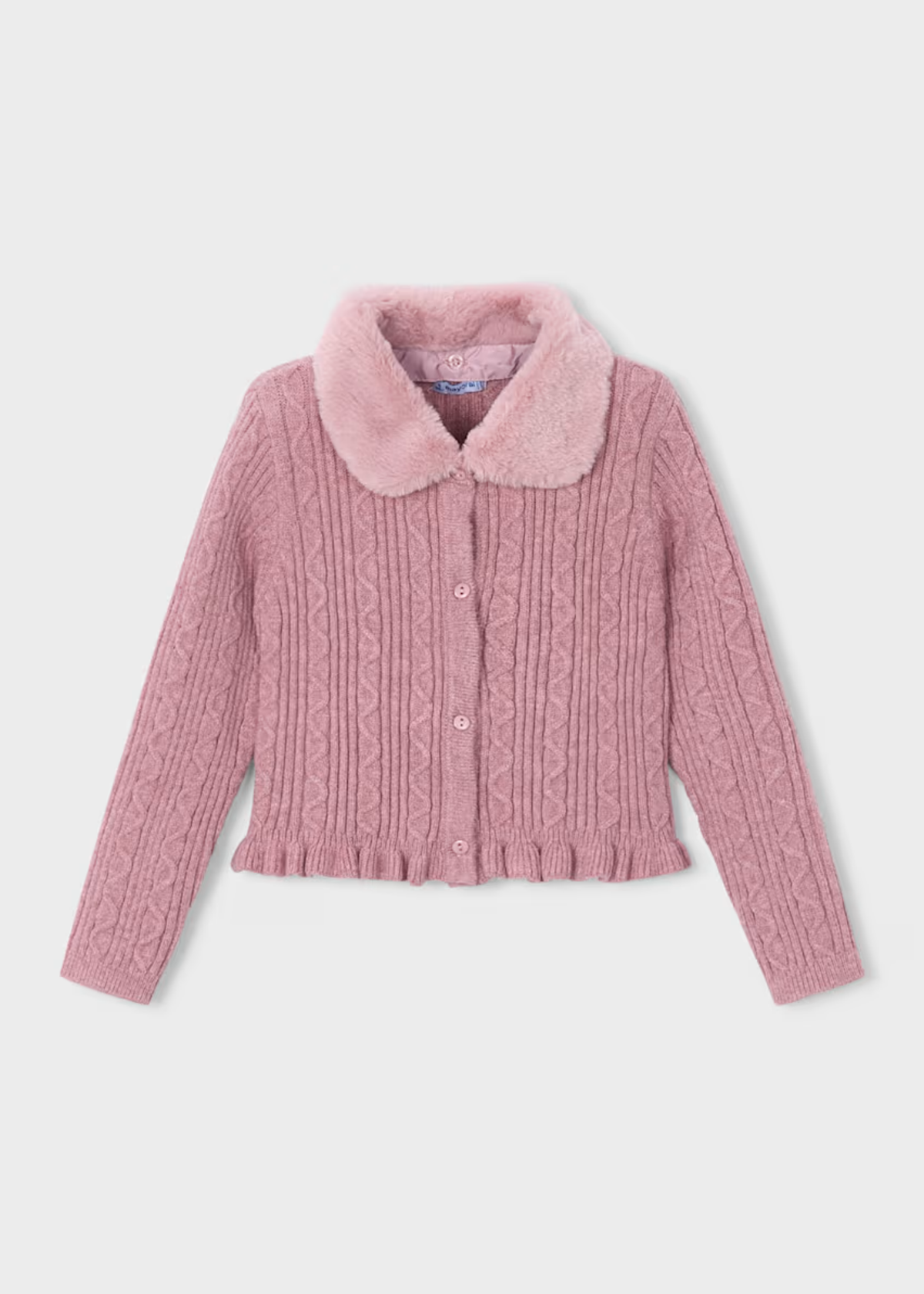 Sweater Tejido Cuello Pelo Cuarzo