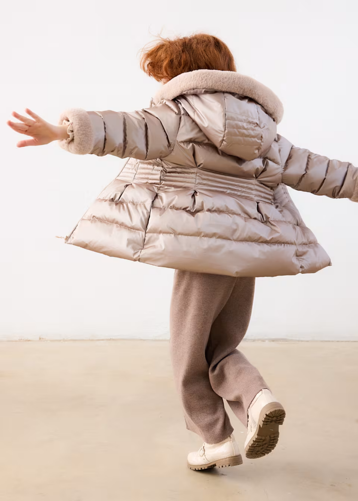 Chaquetón Metalizado Topo