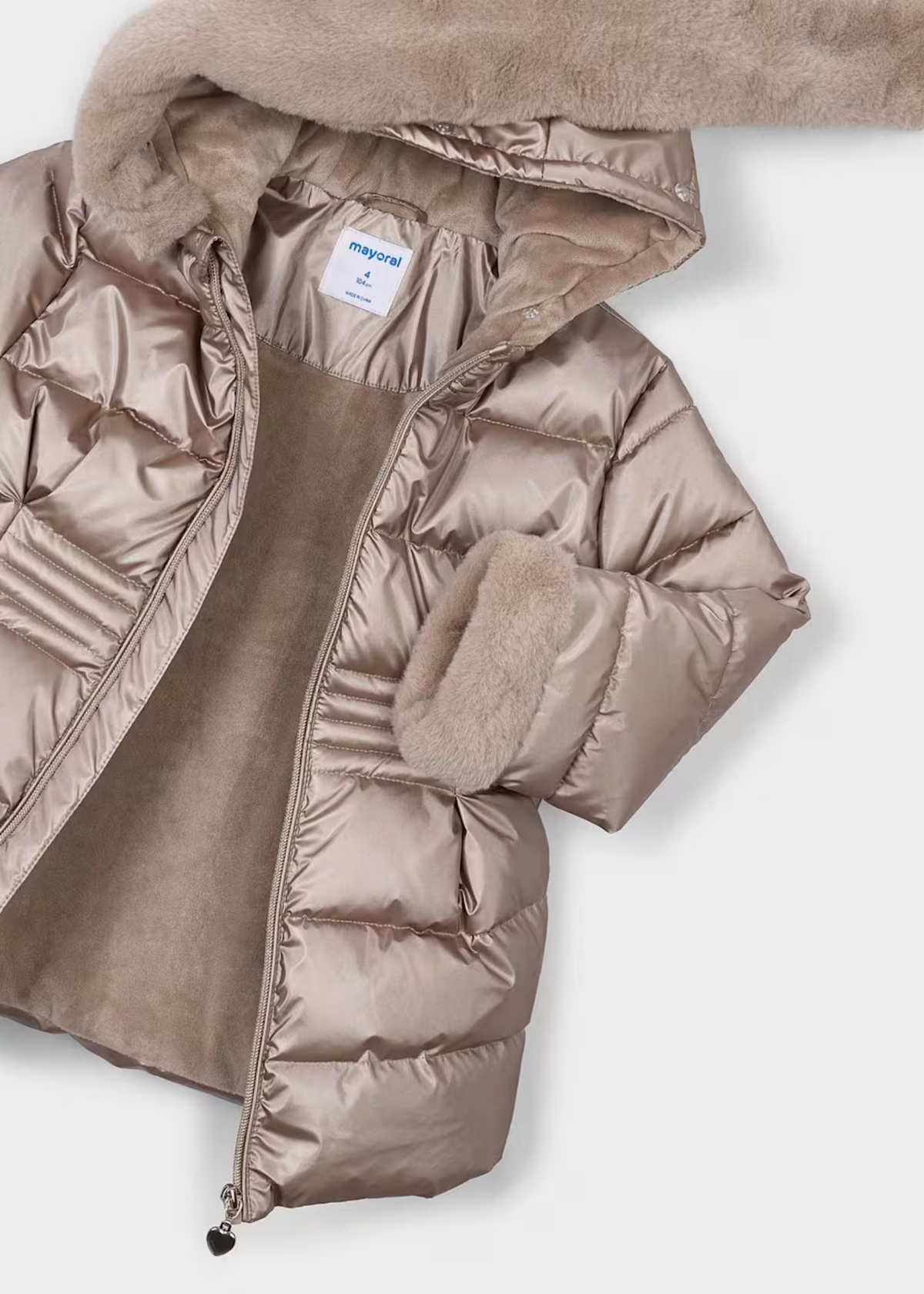 Chaquetón Metalizado Topo