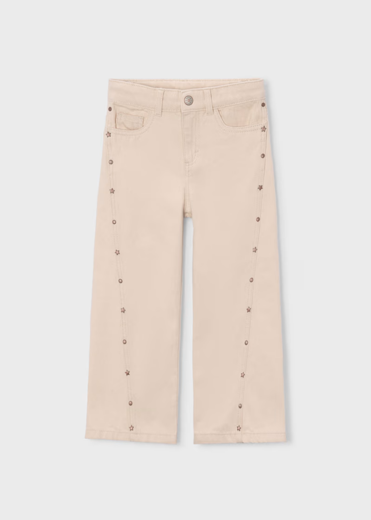 Pantalón Sarga Remaches Tofu
