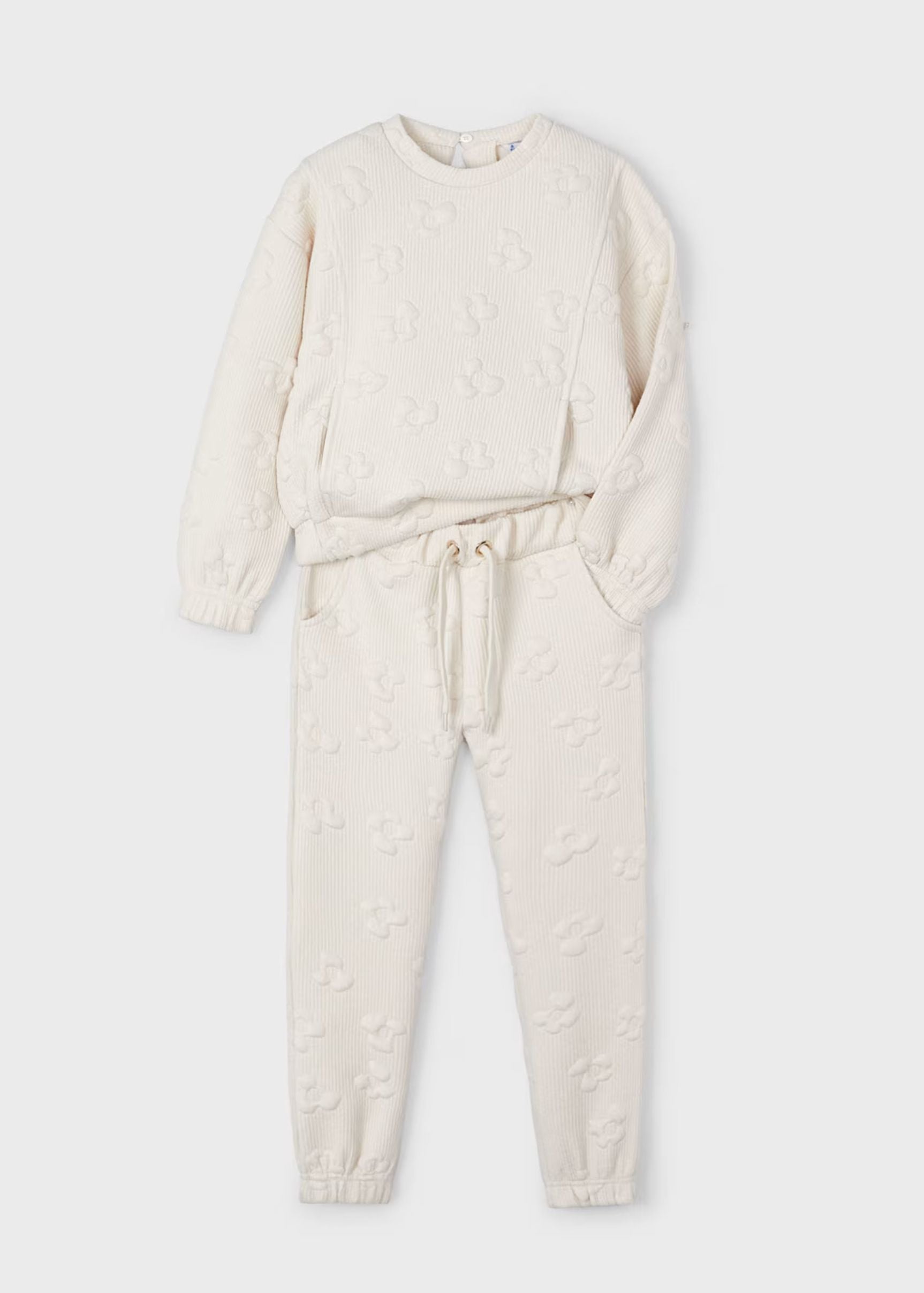 Set Buzo & Jogger Jacquard Niña