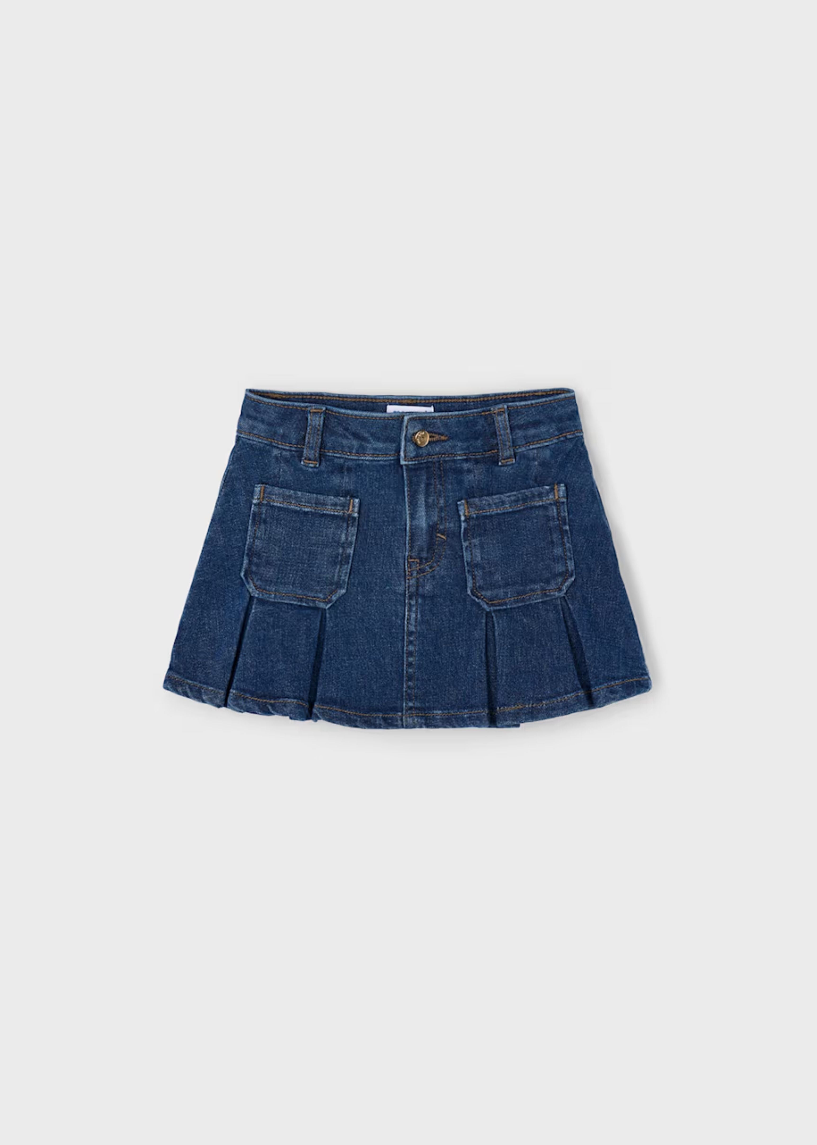 Falda Vaquera Tablas Denim