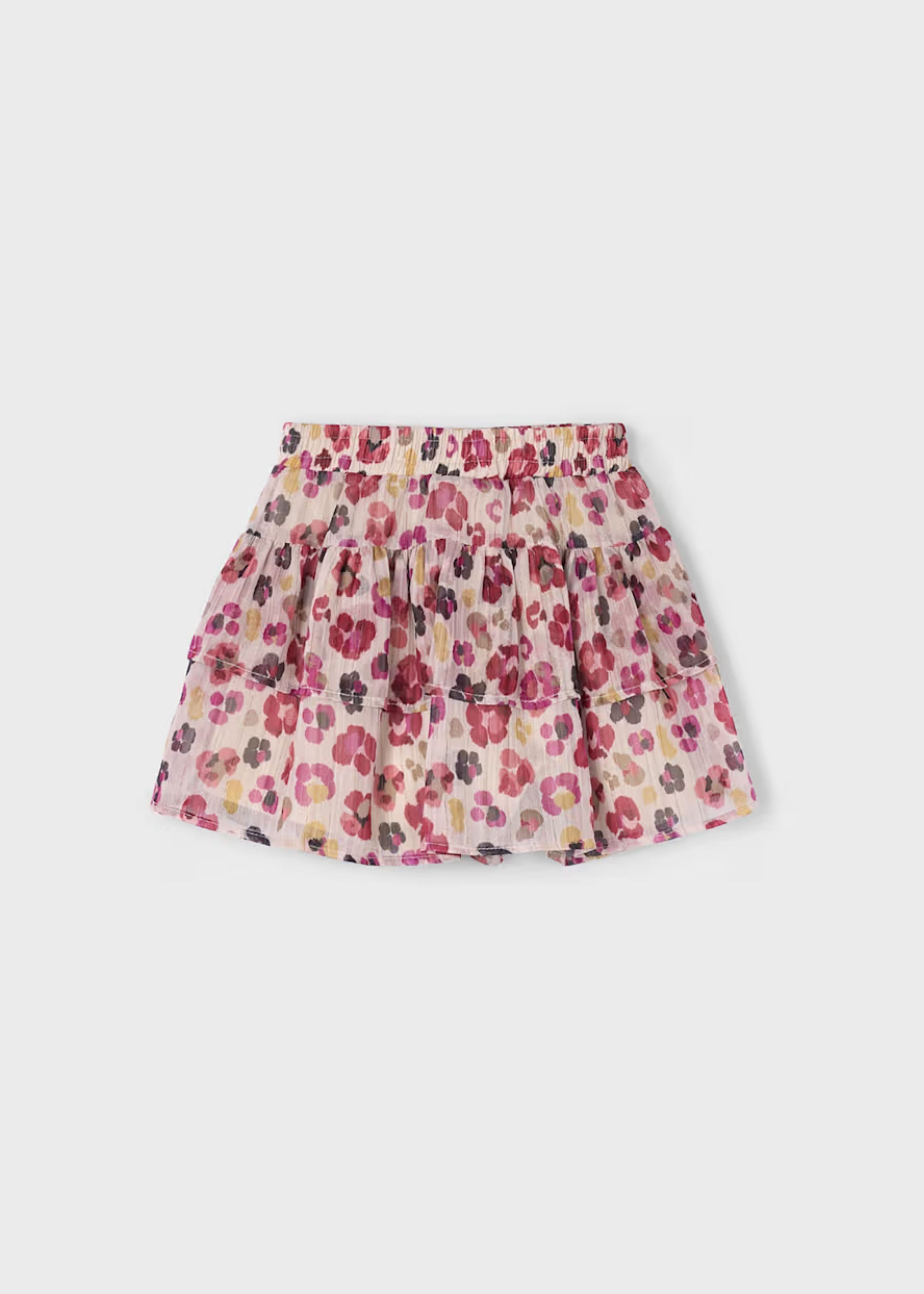 Falda Floral Gasa