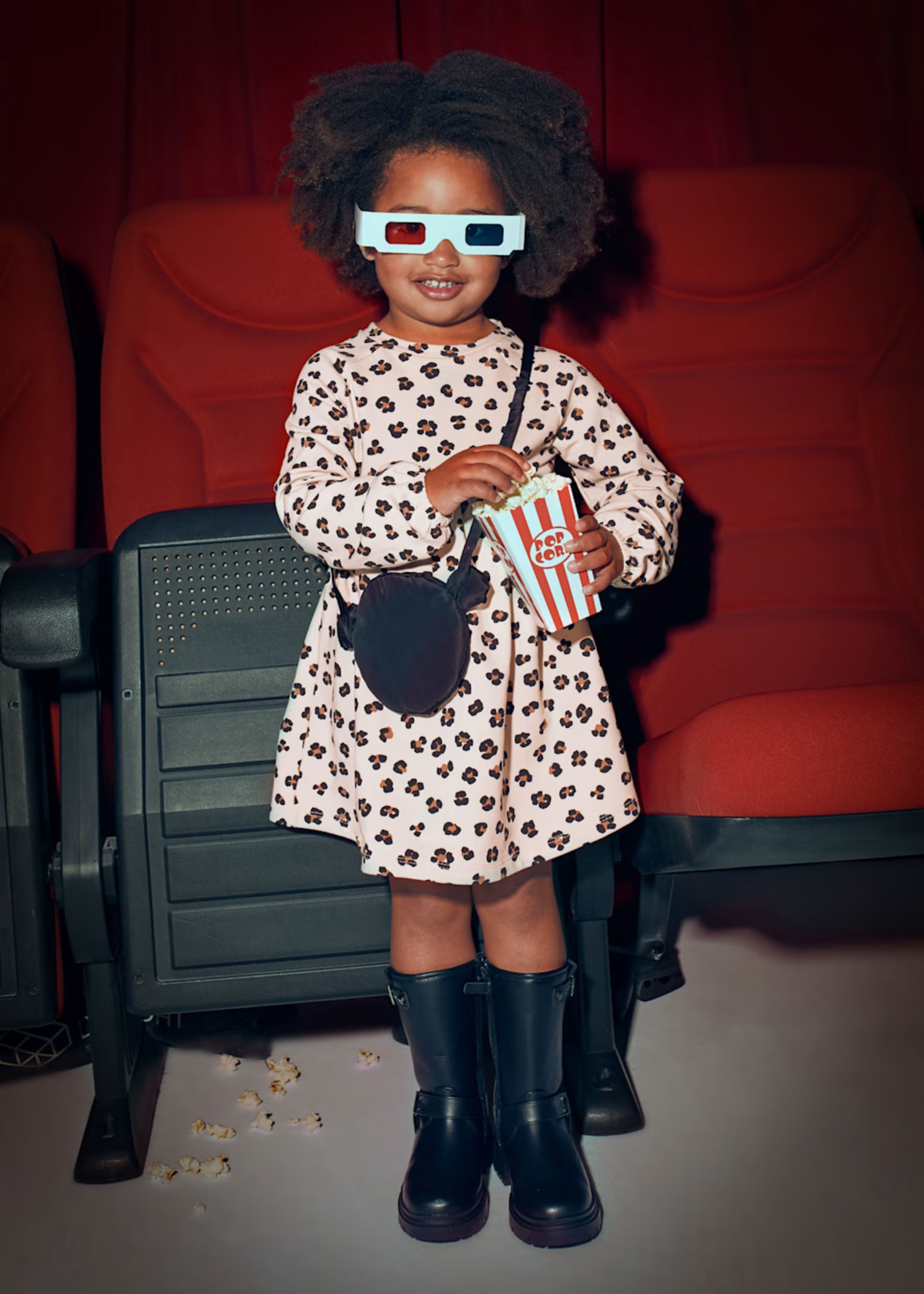 Vestido Mini Cartera Animal Print