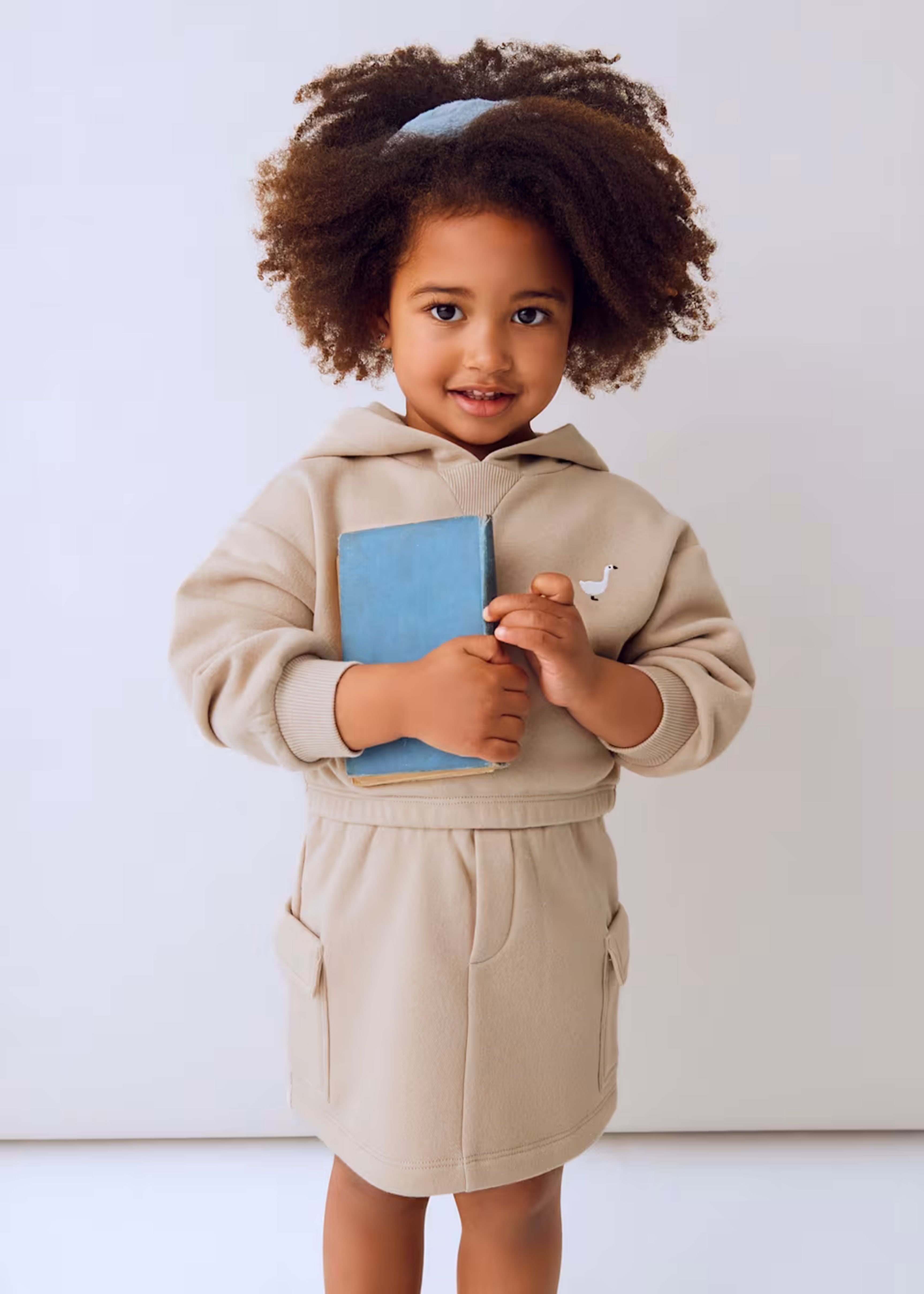 Conjunto Buzo Hooded Falda Cargo