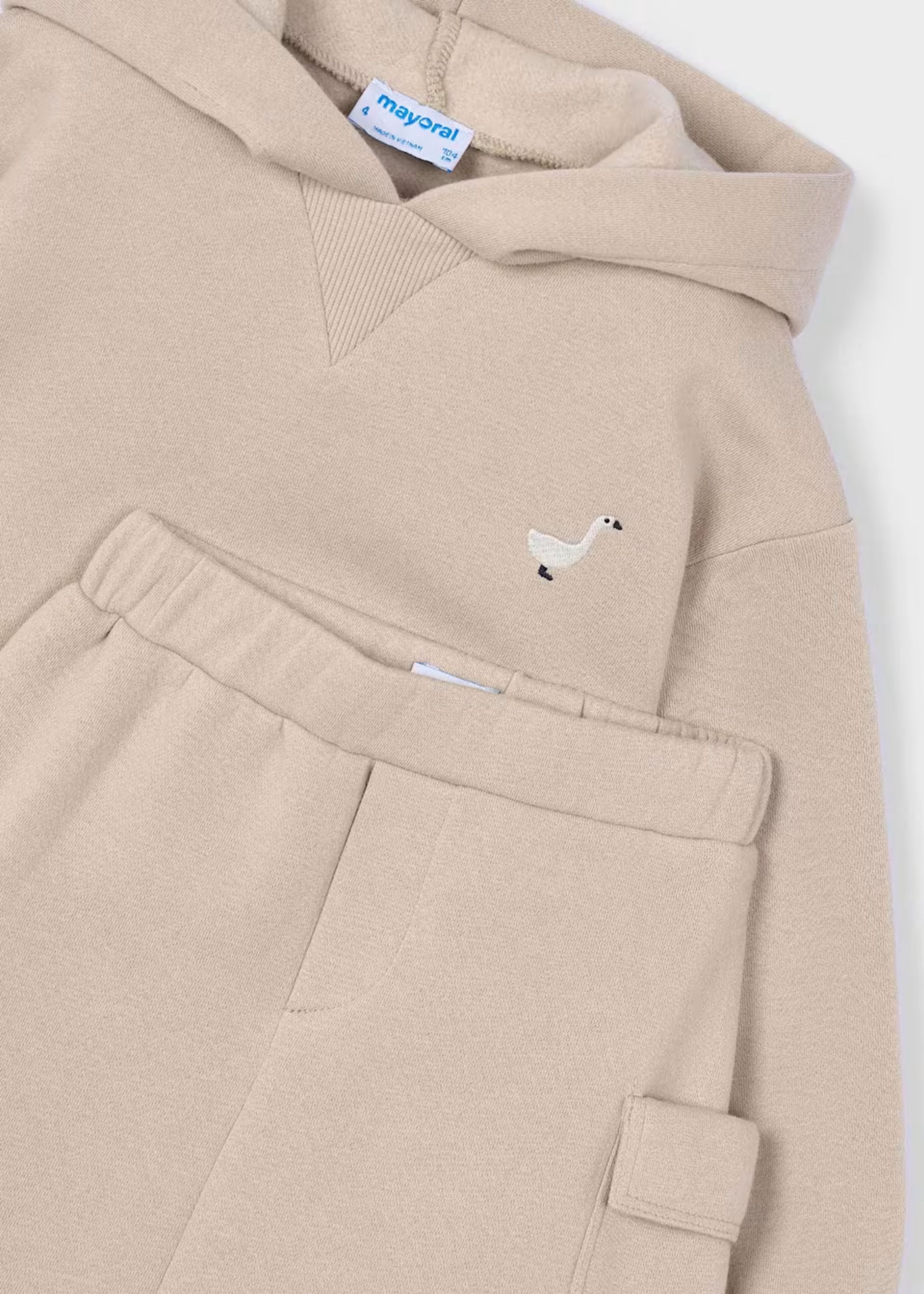 Conjunto Buzo Hooded Falda Cargo