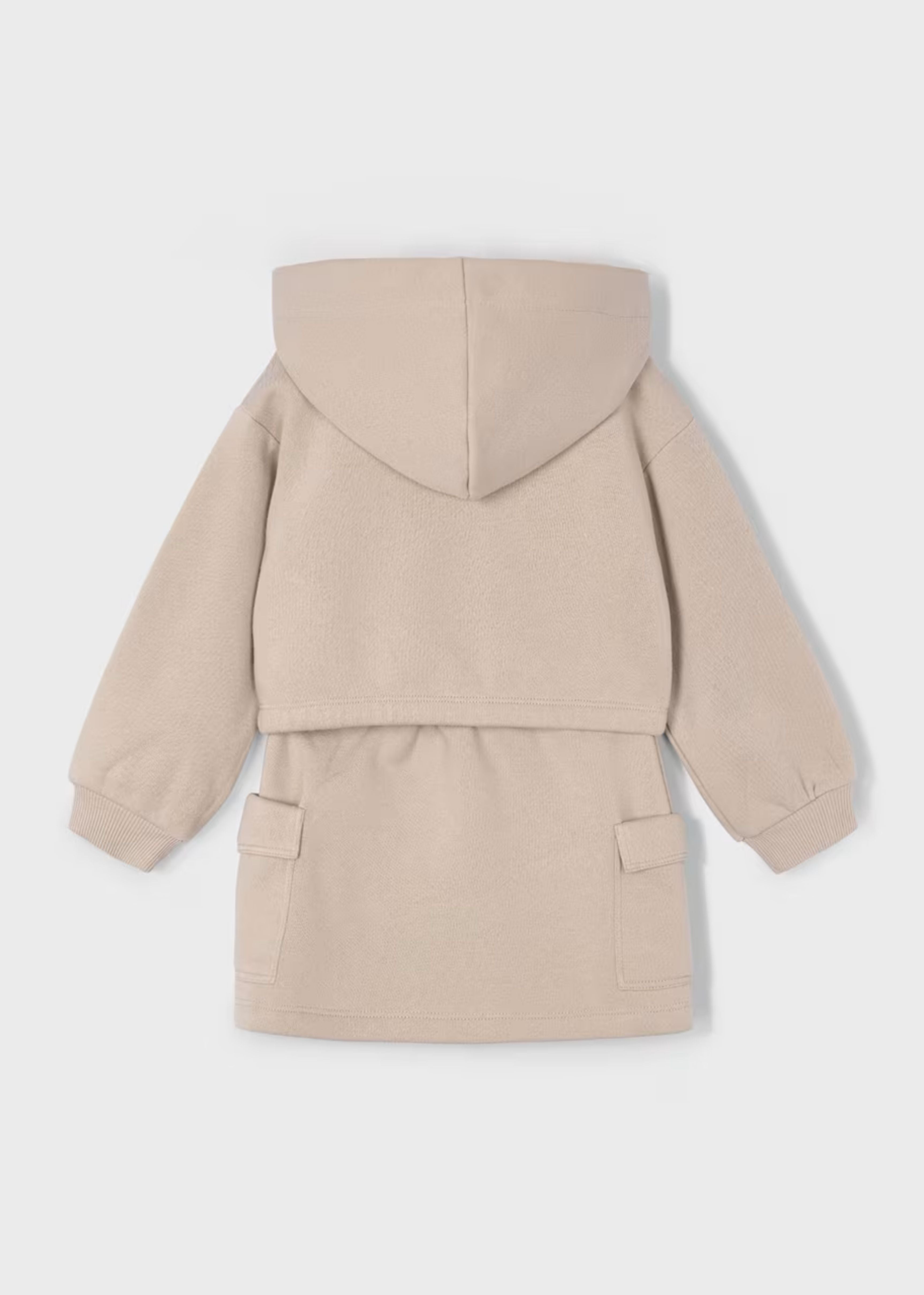 Conjunto Buzo Hooded Falda Cargo
