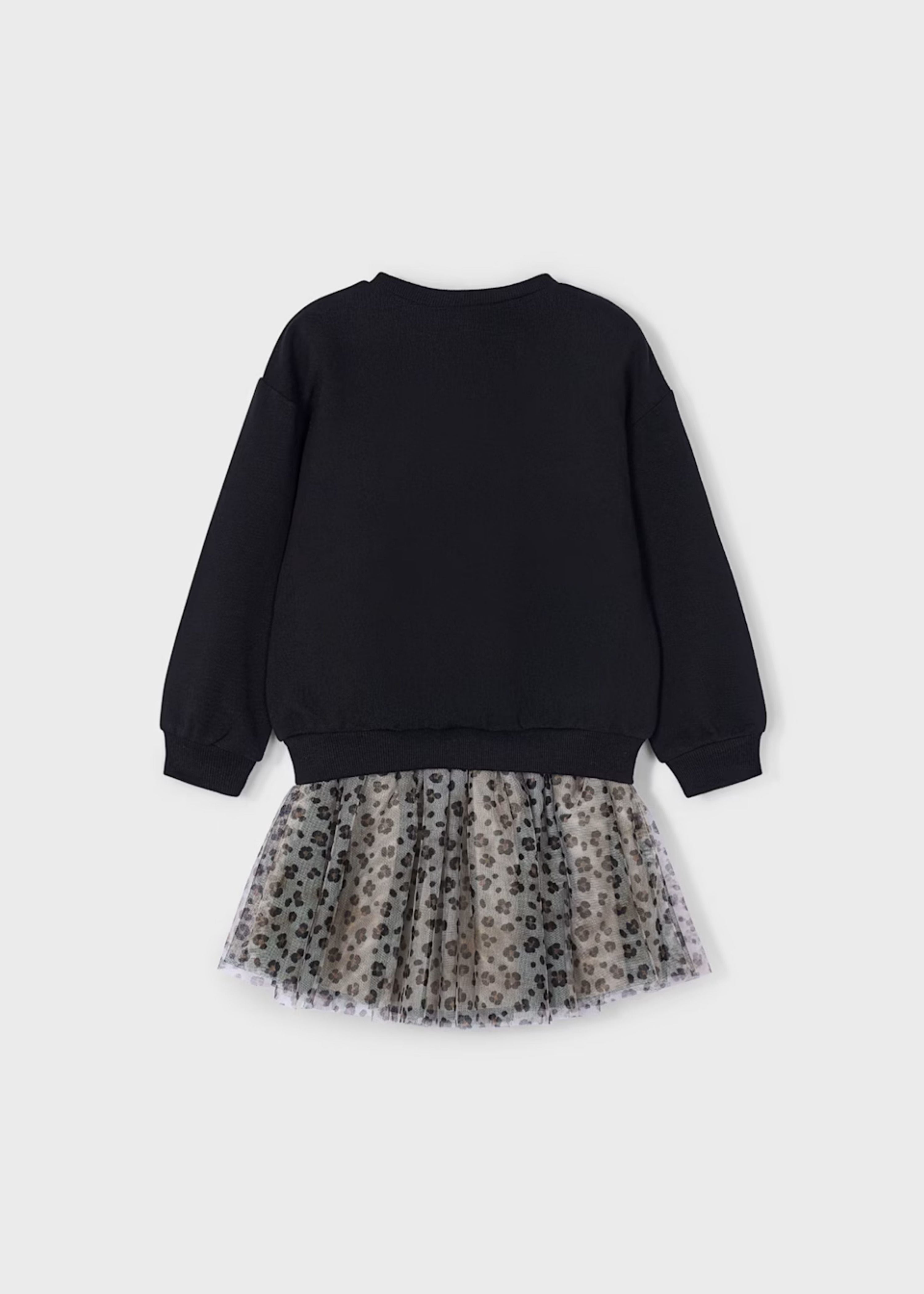 Set Buzo & Falda Tul Animal Print