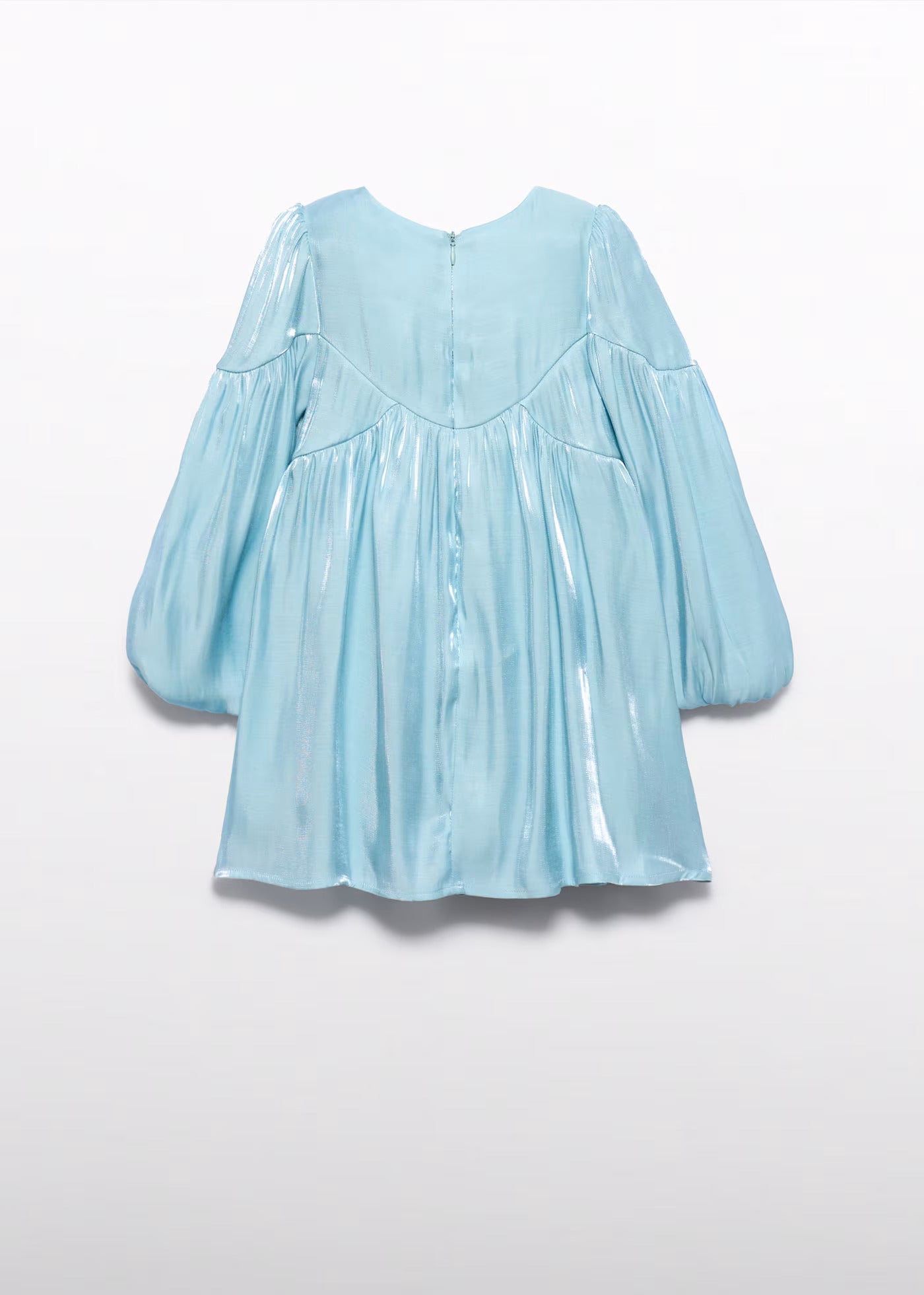 Vestido Satinado Aqua