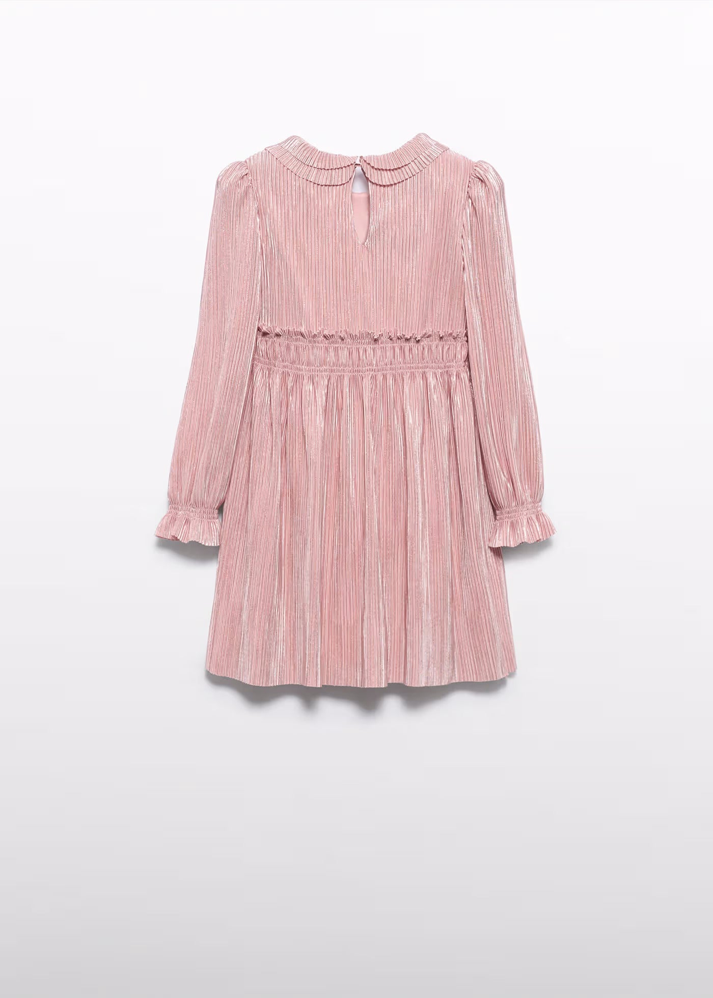 Vestido Punto Plisado Pétalo