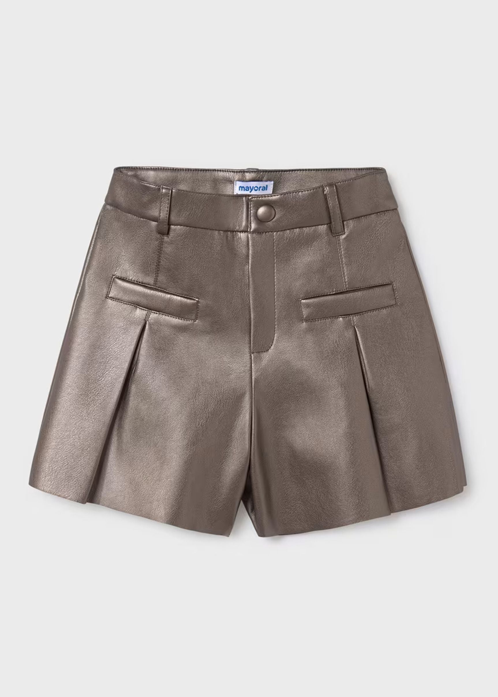 Short Bronce Polipiel Chica