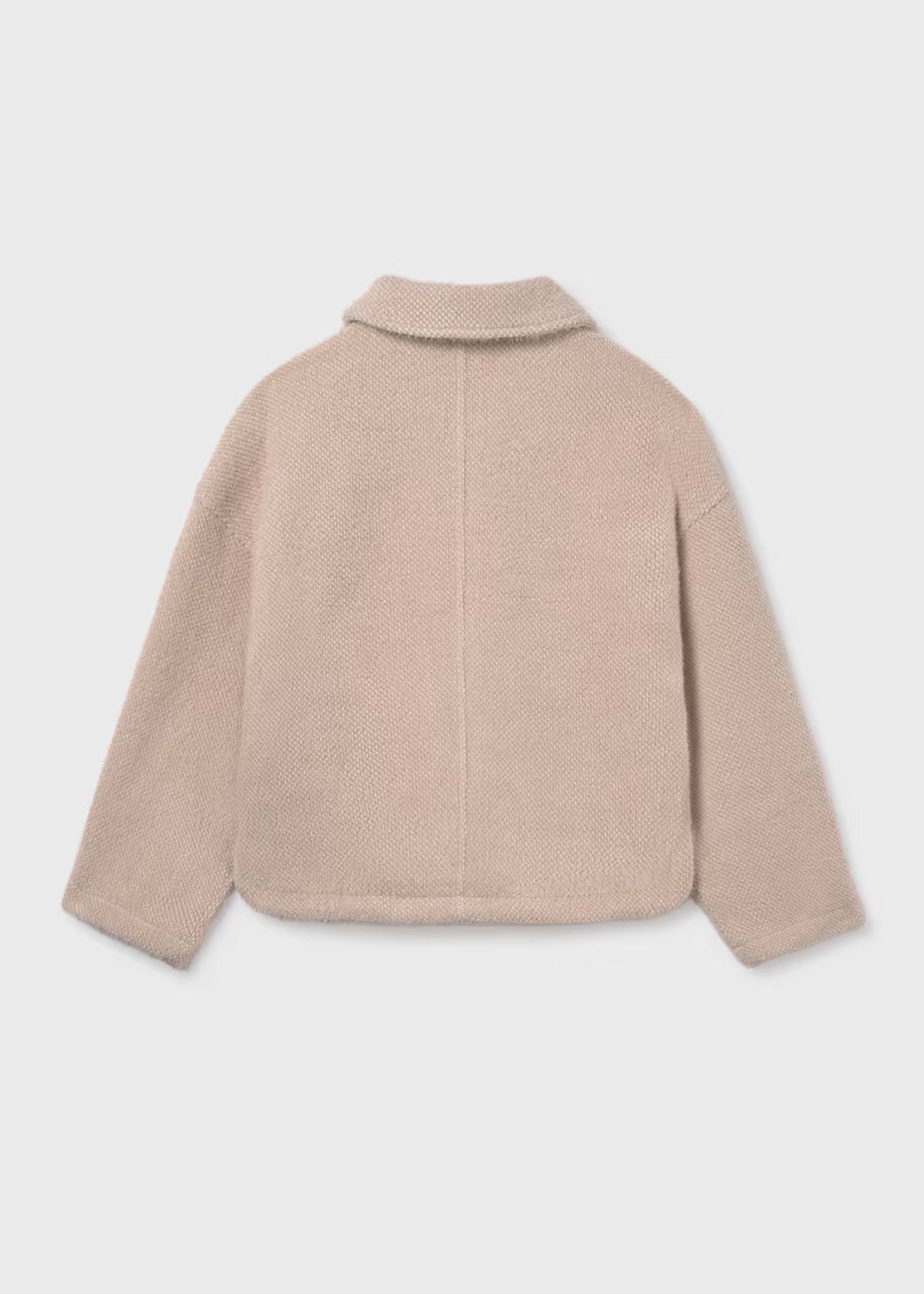 Abrigo Punto Pelo Arena