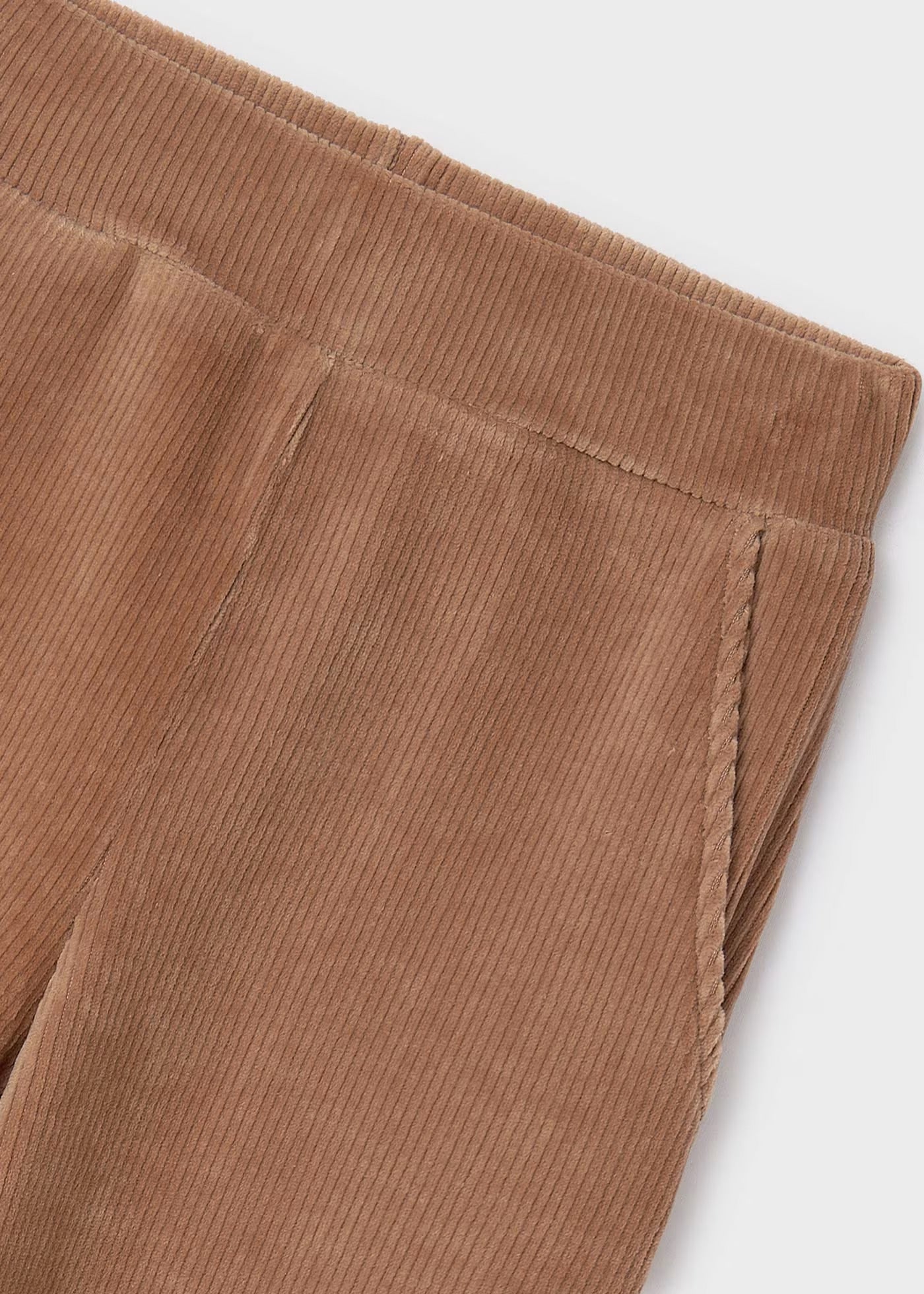 Pantalón Wide Leg Pana Canela Chica