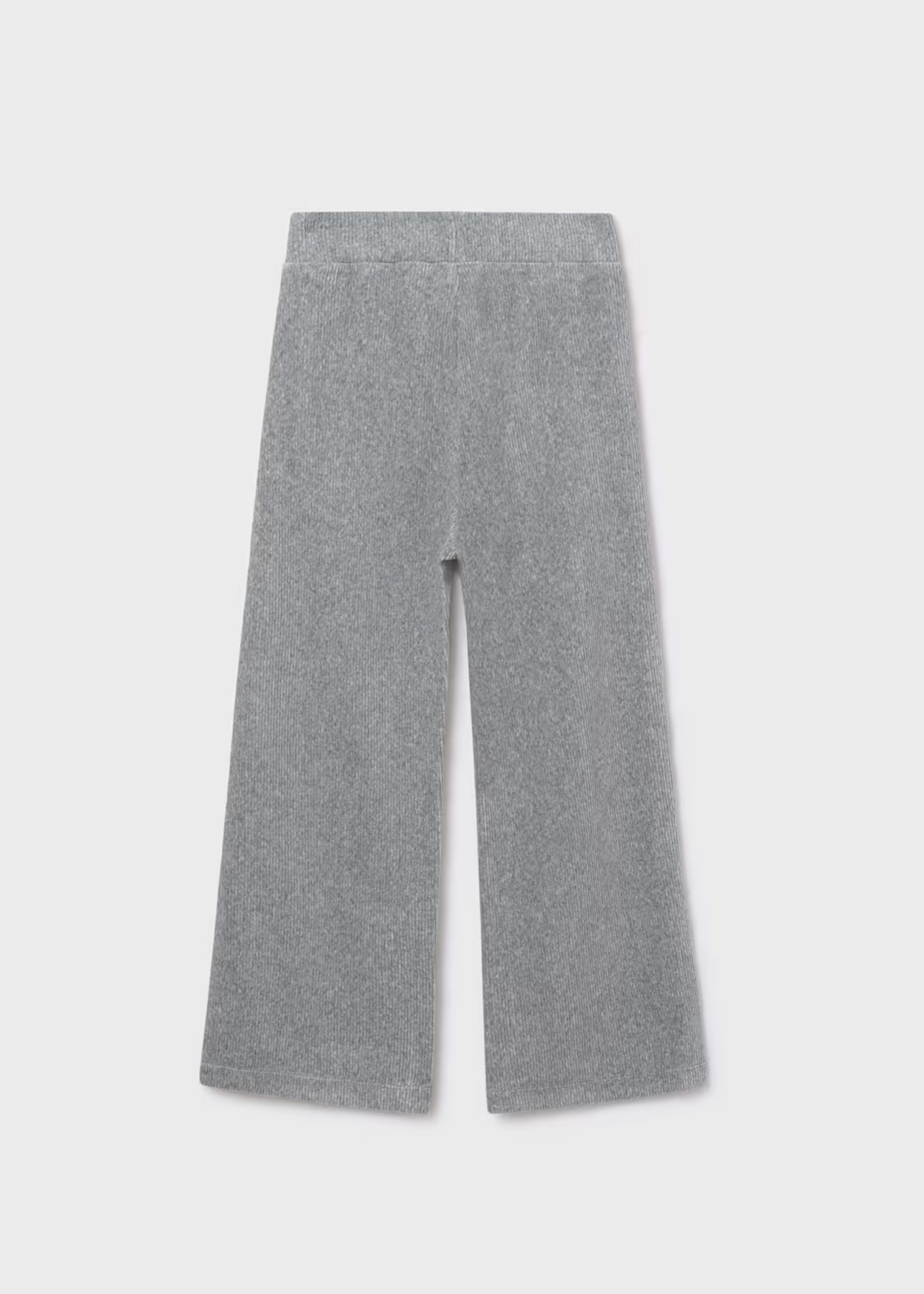 Pantalón Flared Pana Plata