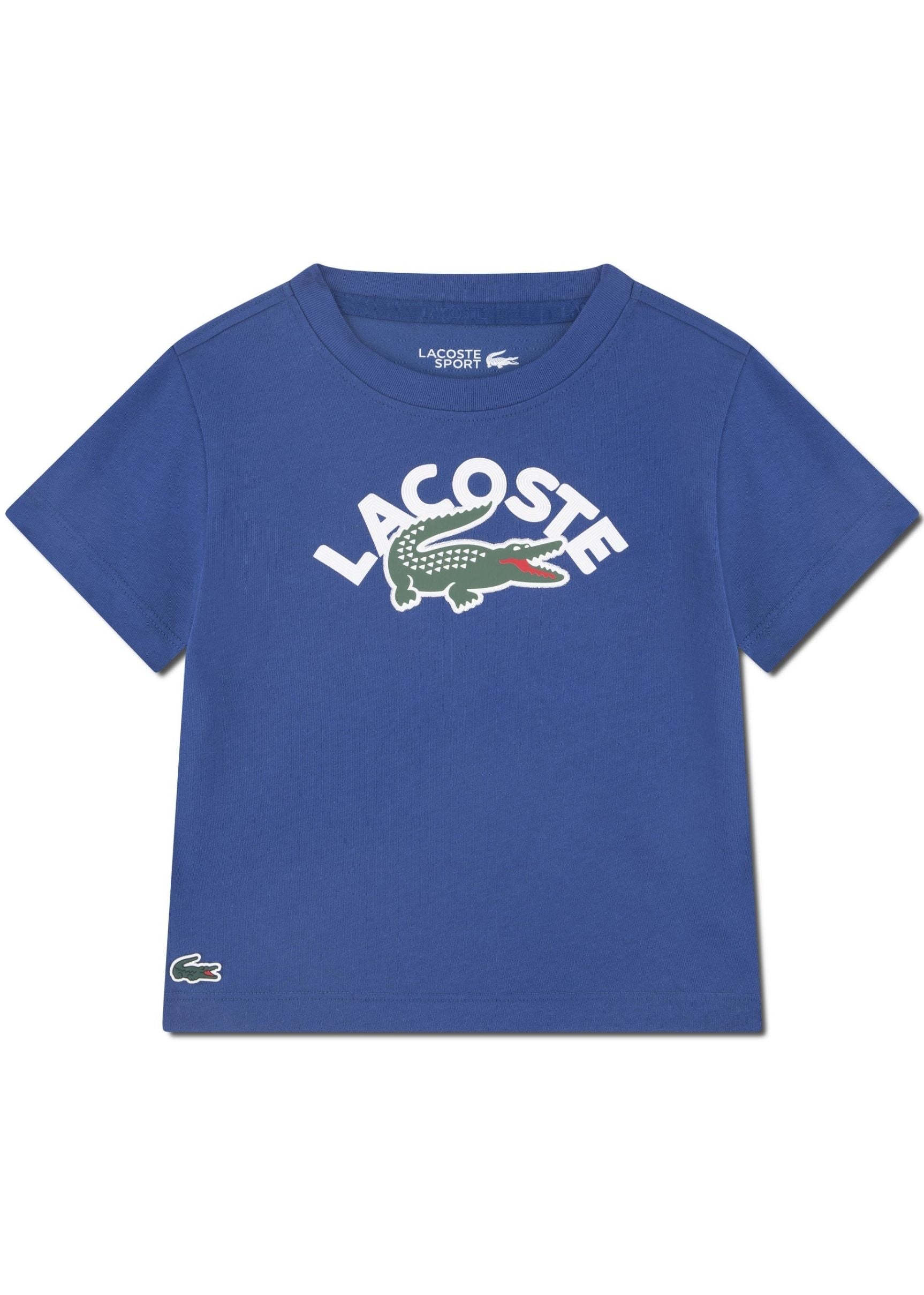 Camiseta Lacoste Maxi Logo Azul
