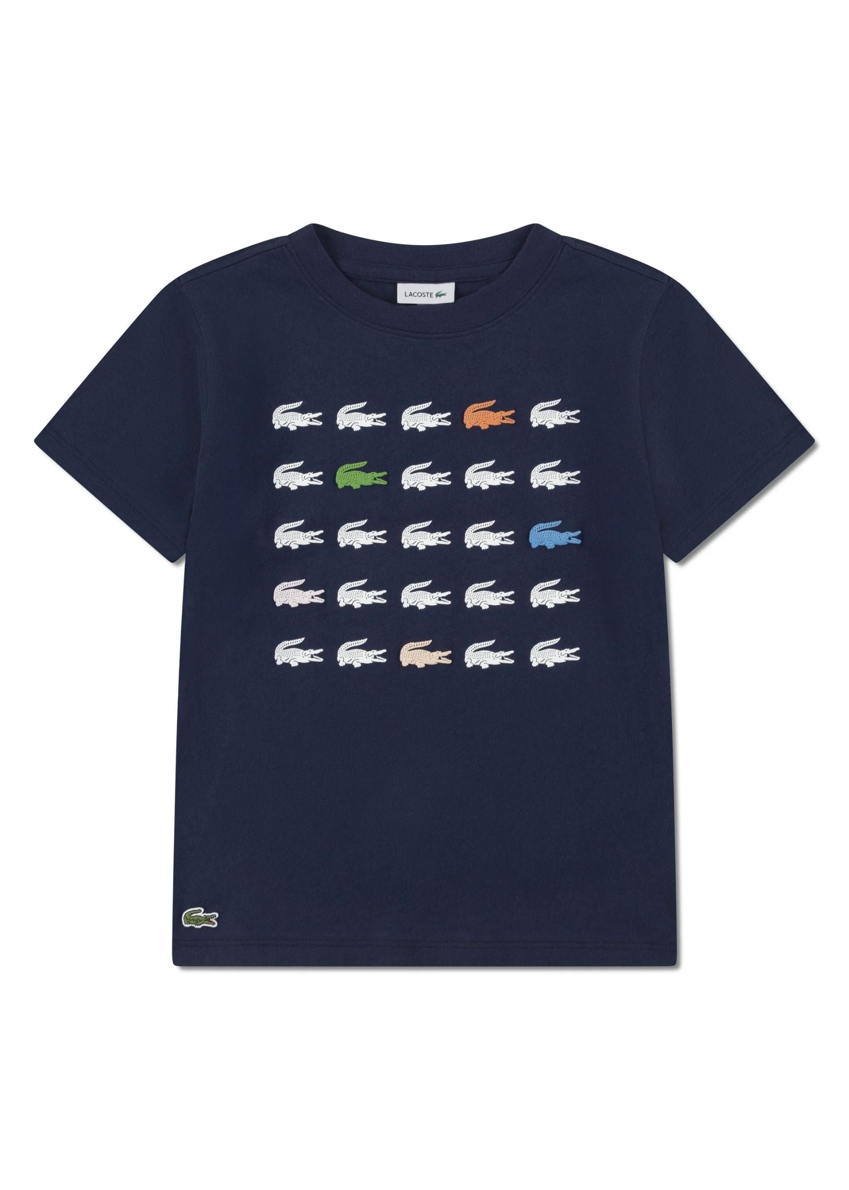 Camiseta Croc Grid Azul