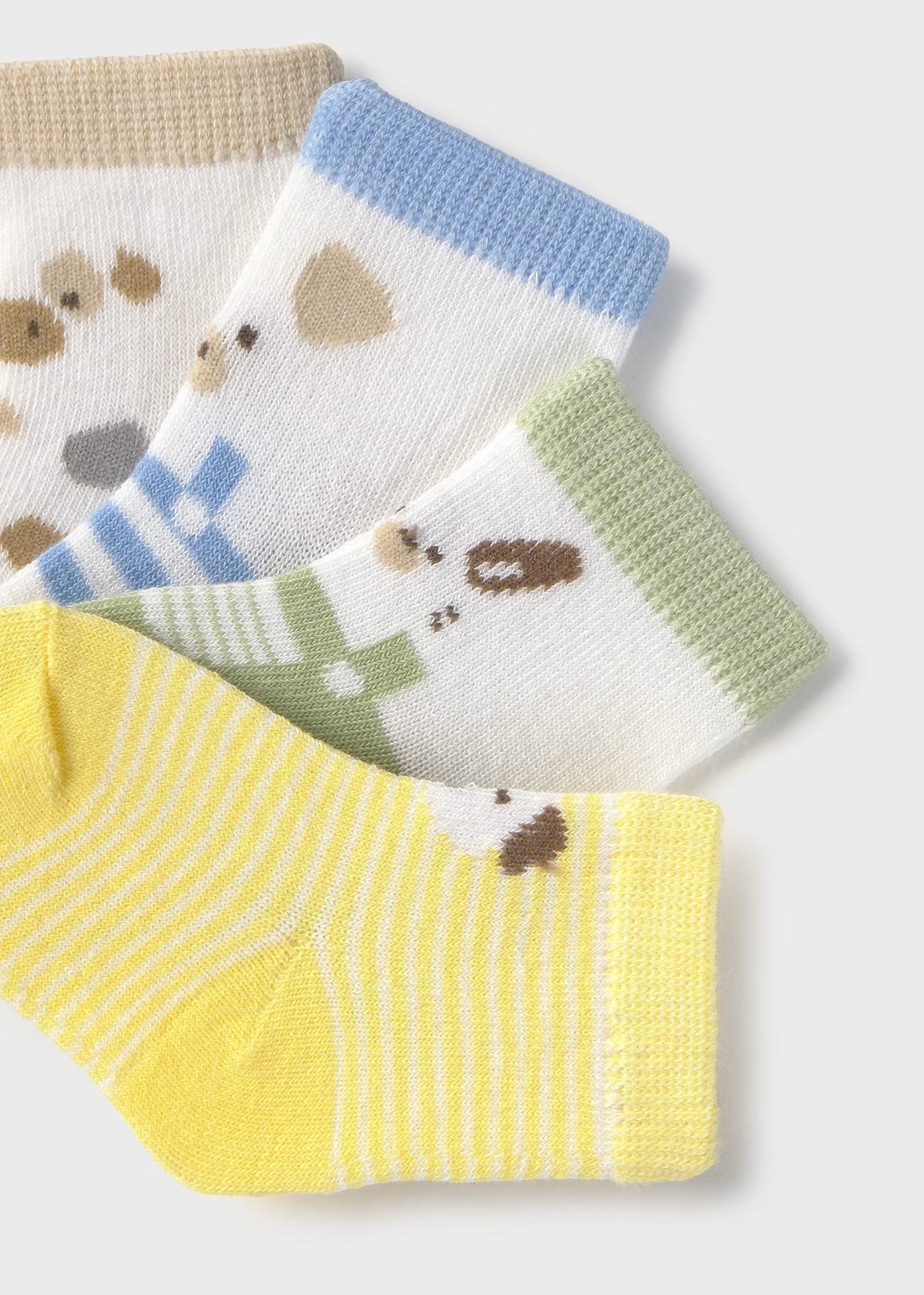Pack 4 Calcetines Multicolor Newborn