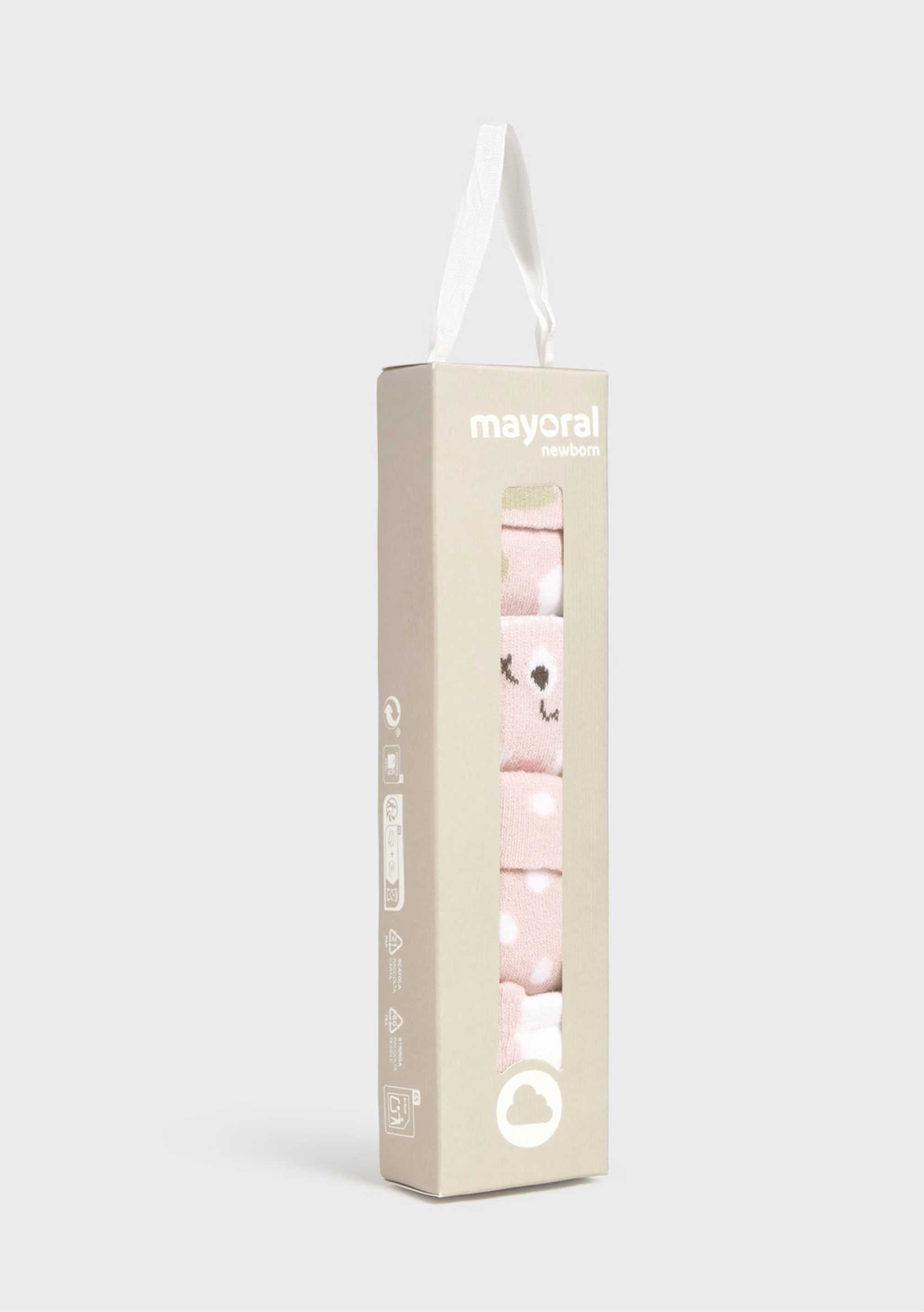 Pack 4 Calcetines Rosa Newborn