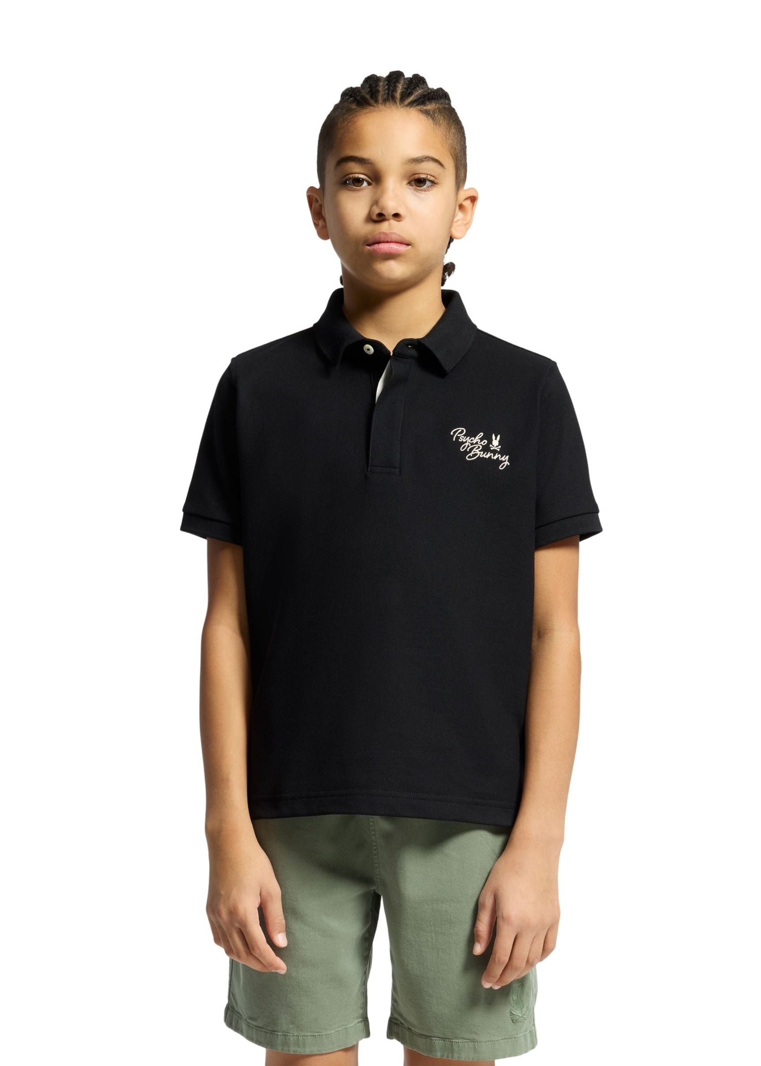 Polo Desert Algodón Negro