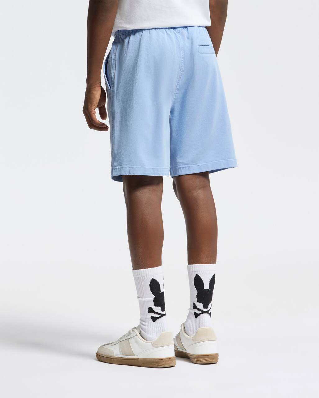 Bermuda Azul Claro Tencel Niño