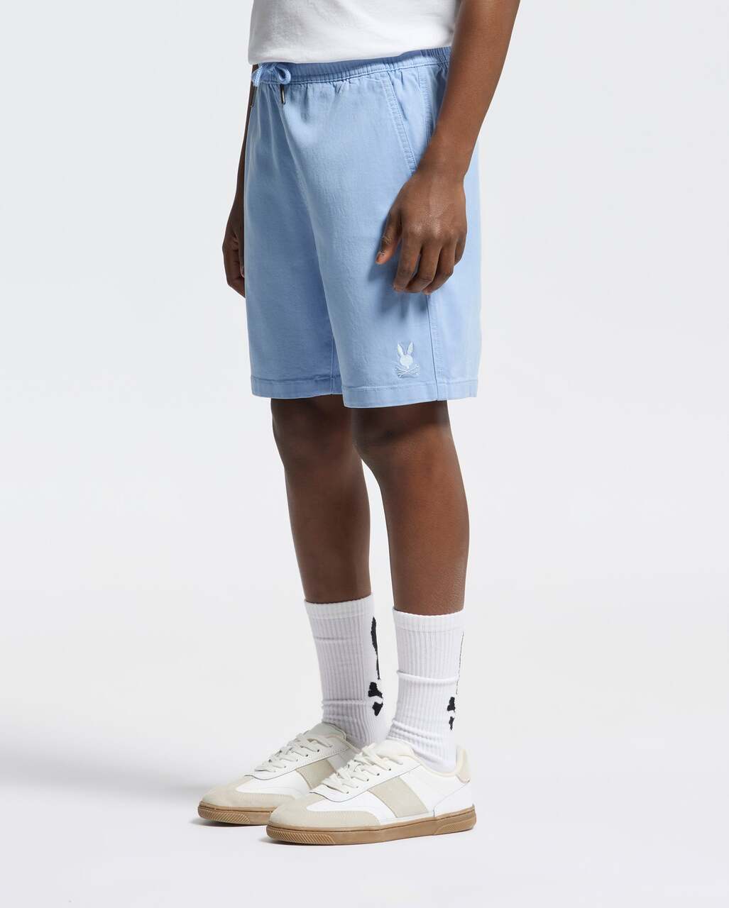 Bermuda Azul Claro Tencel Niño