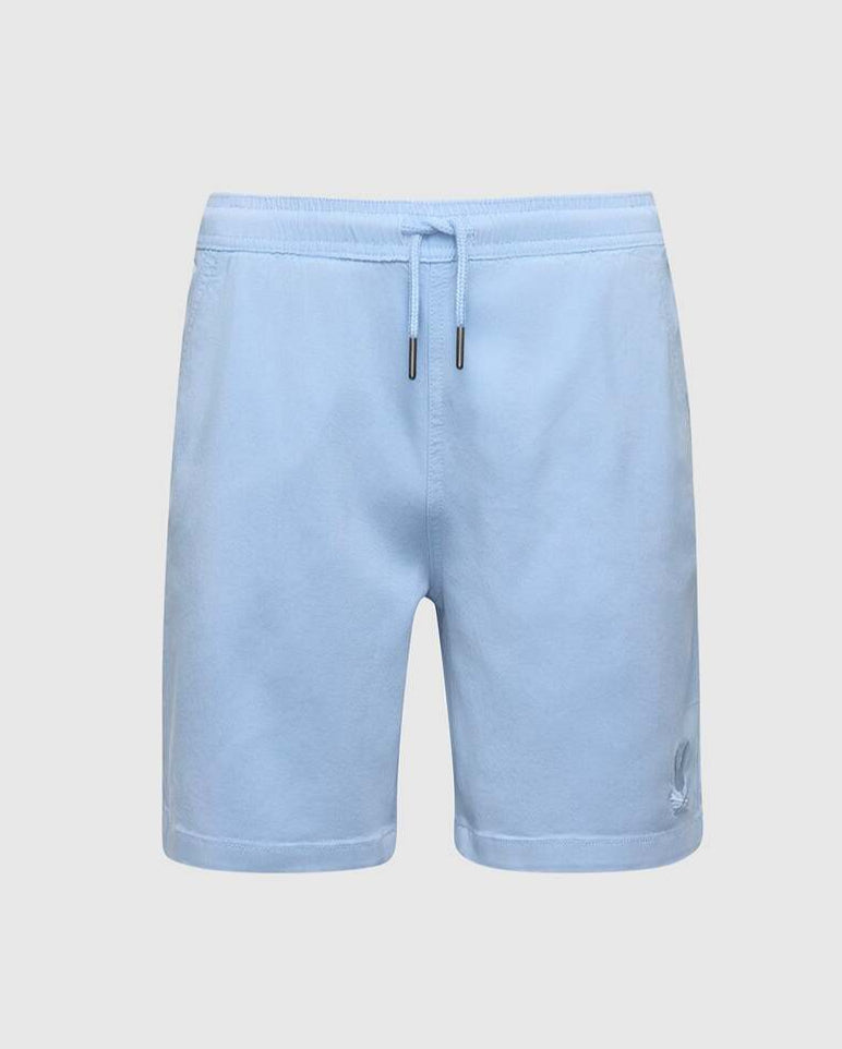 Bermuda Azul Claro Tencel Niño