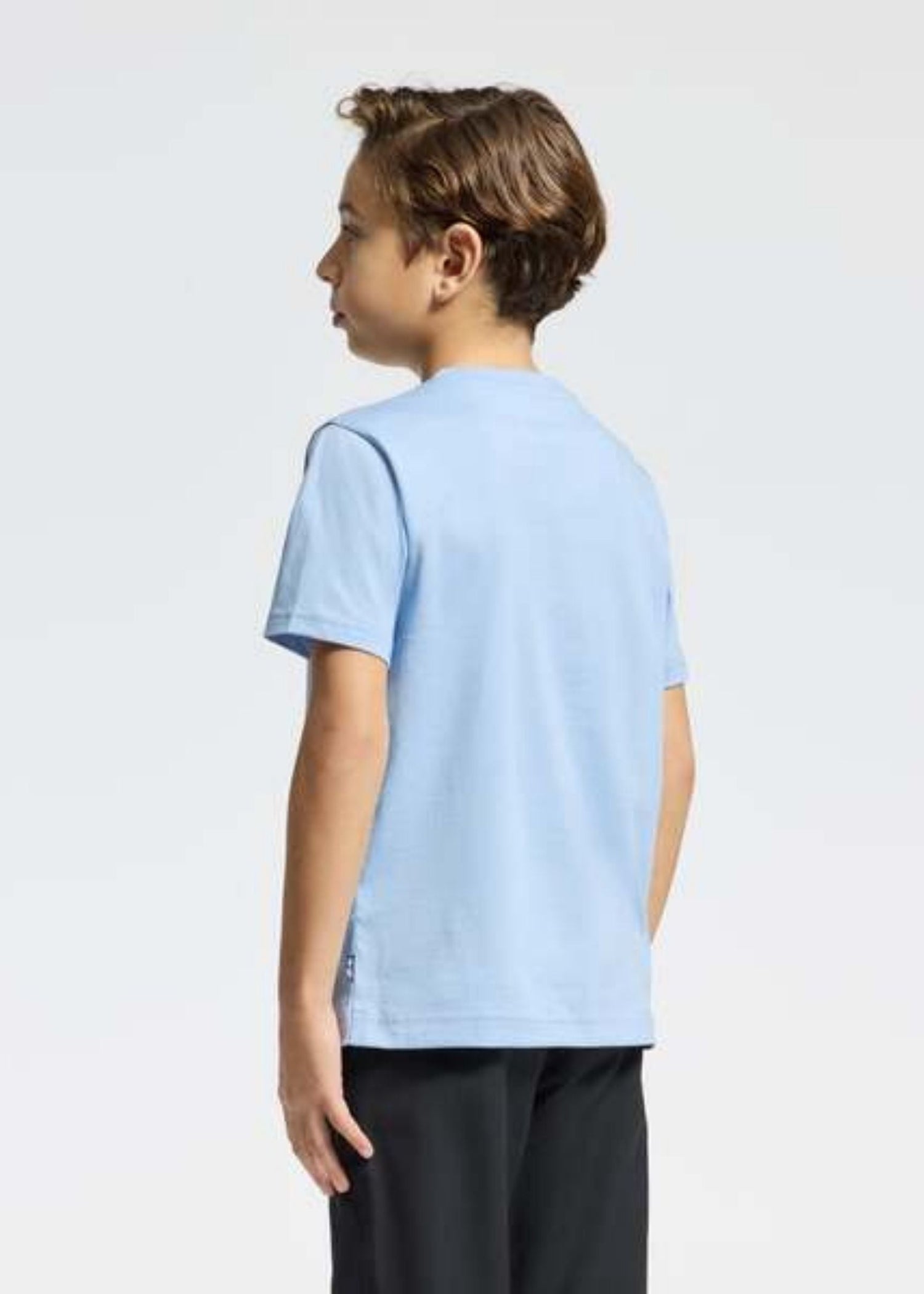 Camiseta Gráfica Baxter Algodón Azul Claro