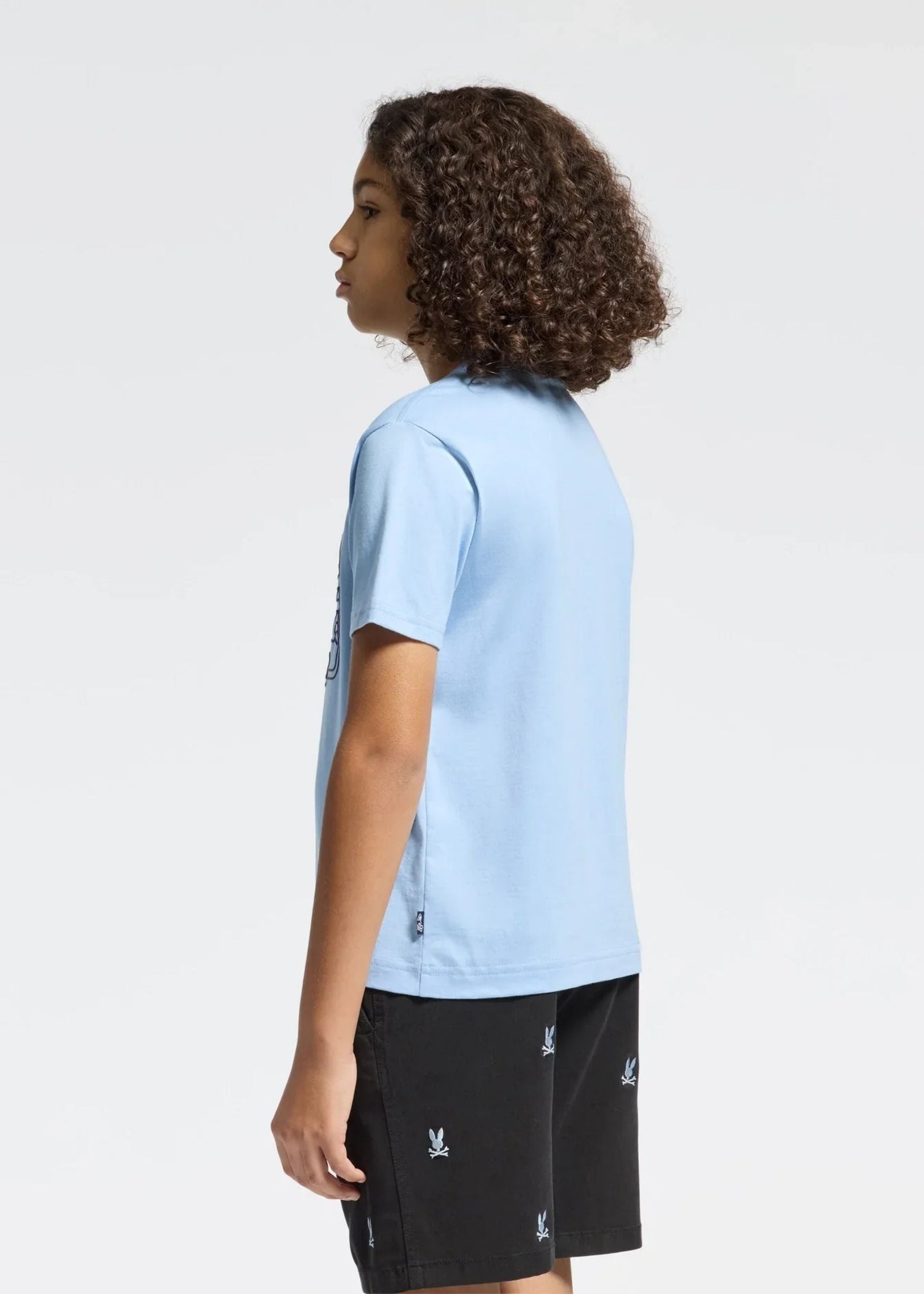 Camiseta Gráfica Melbourne Algodón Azul Claro