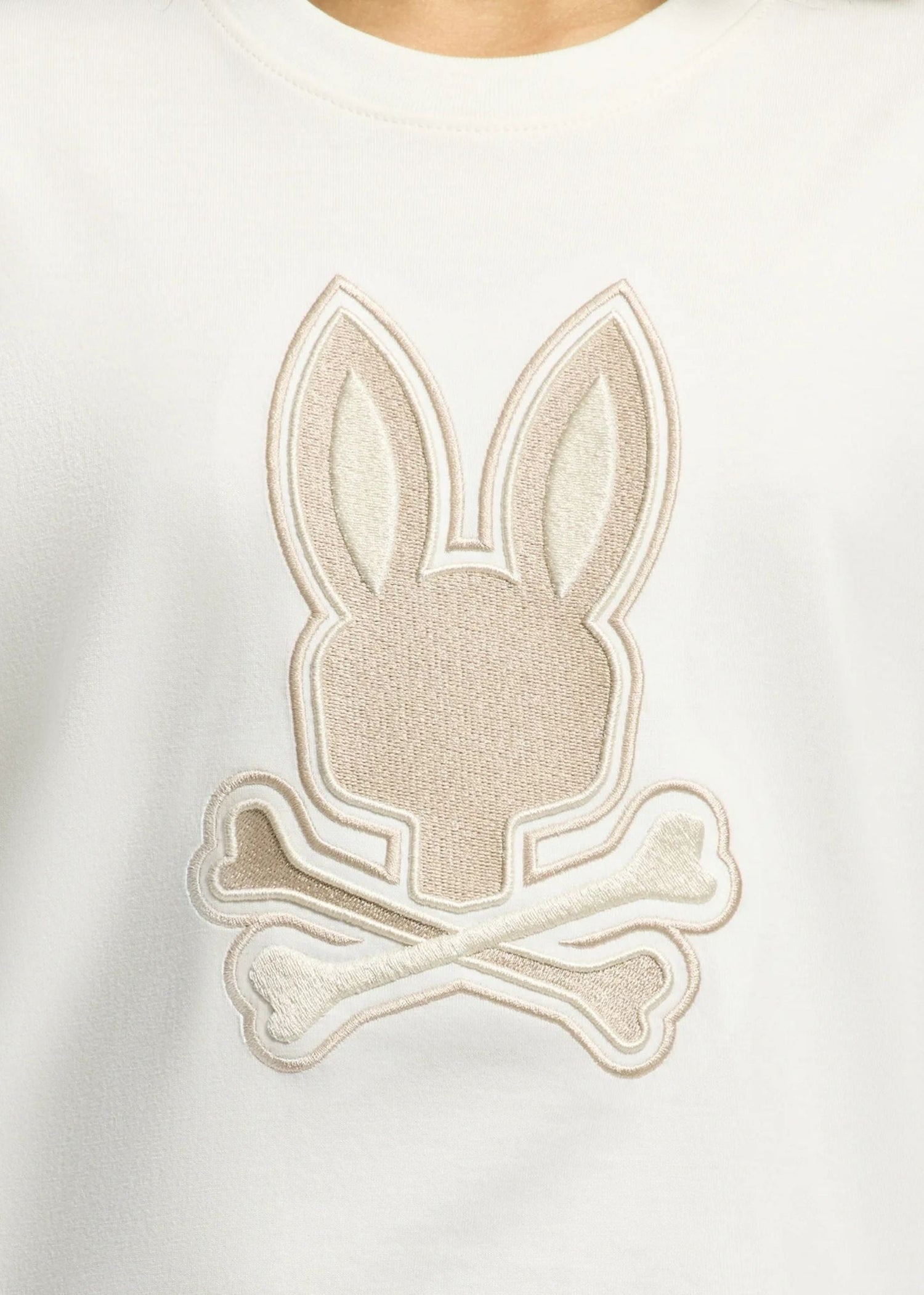 Camiseta Bordada New Castle Algodón Crudo