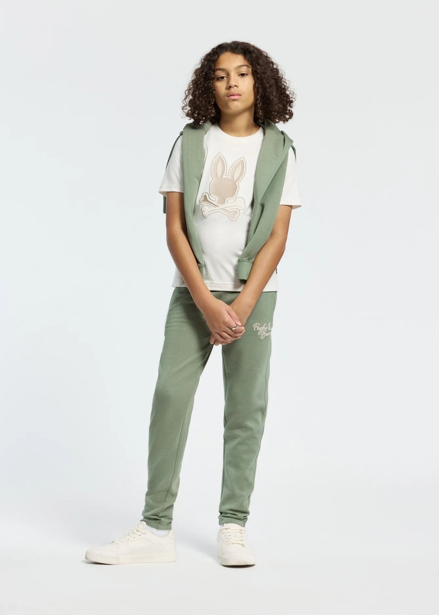 Camiseta Bordada New Castle Algodón Crudo