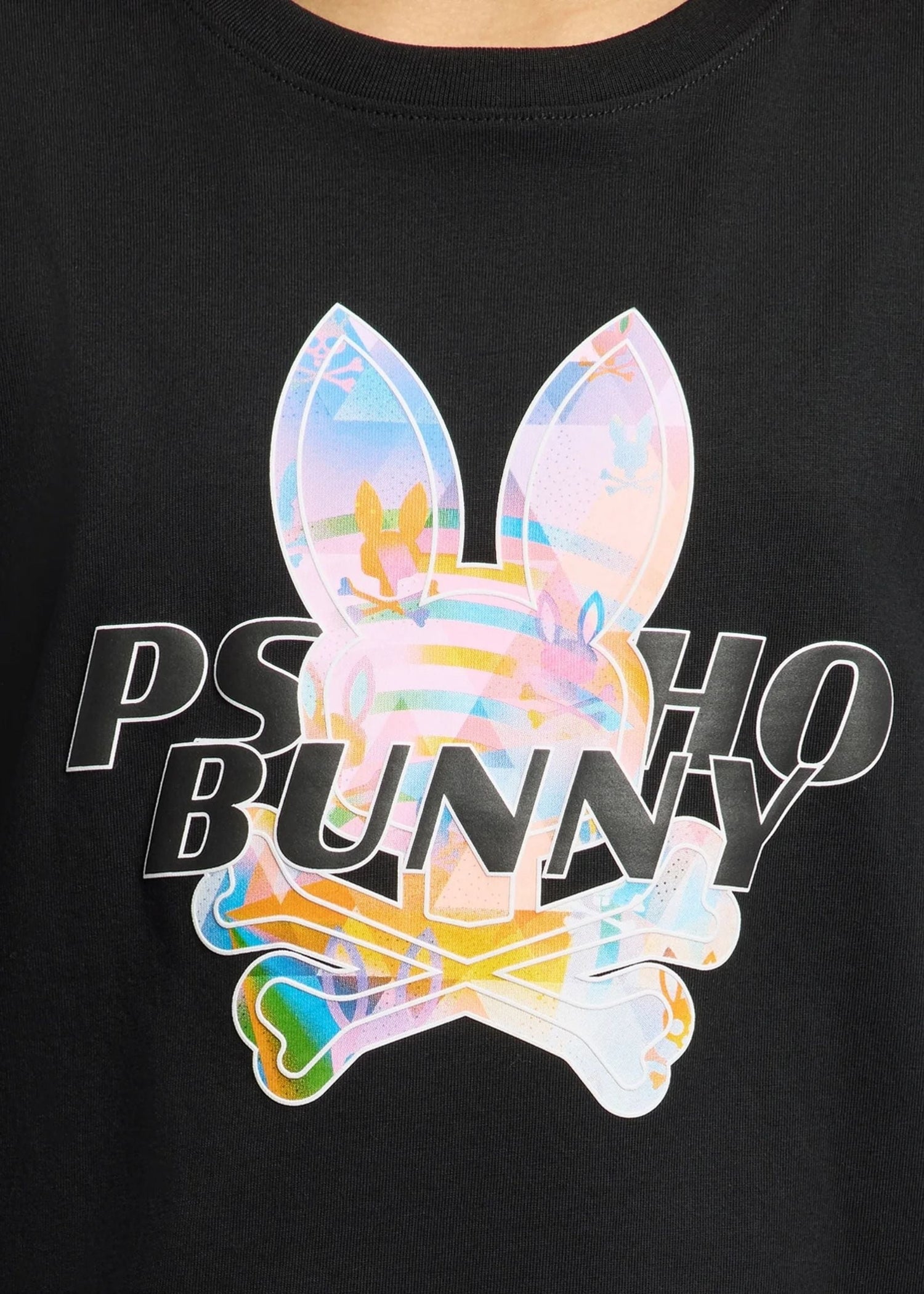 Camiseta Gráfica Milos Algodón Negro