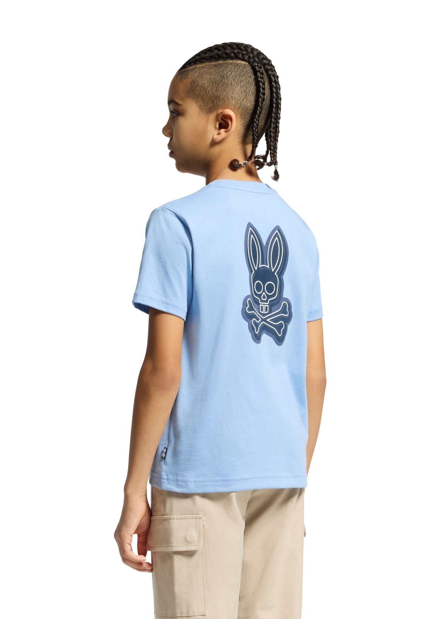 Camiseta Gráfica Sidney Algodón Azul Claro