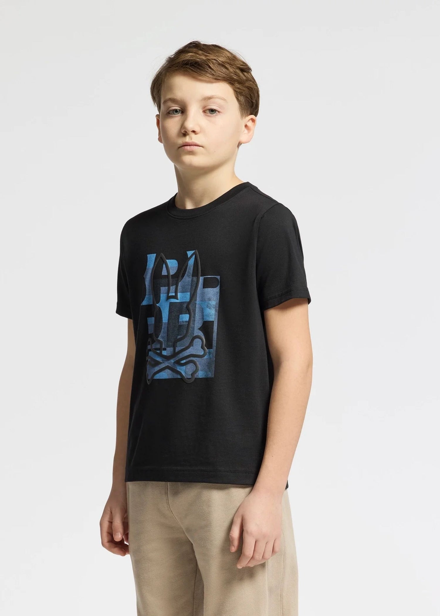 Camiseta Gráfica Zealand Algodón Negro