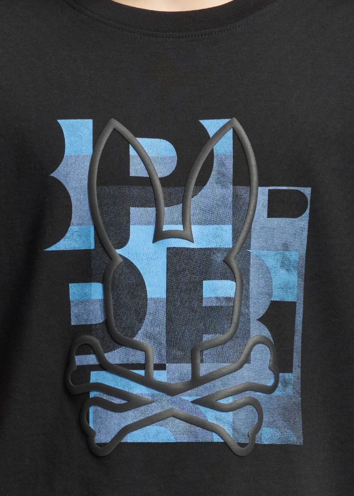 Camiseta Gráfica Zealand Algodón Negro