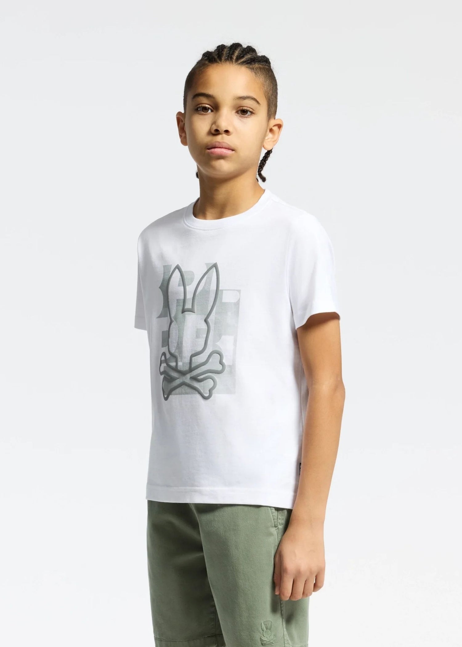 Camiseta Gráfica Zealand Algodón Blanco