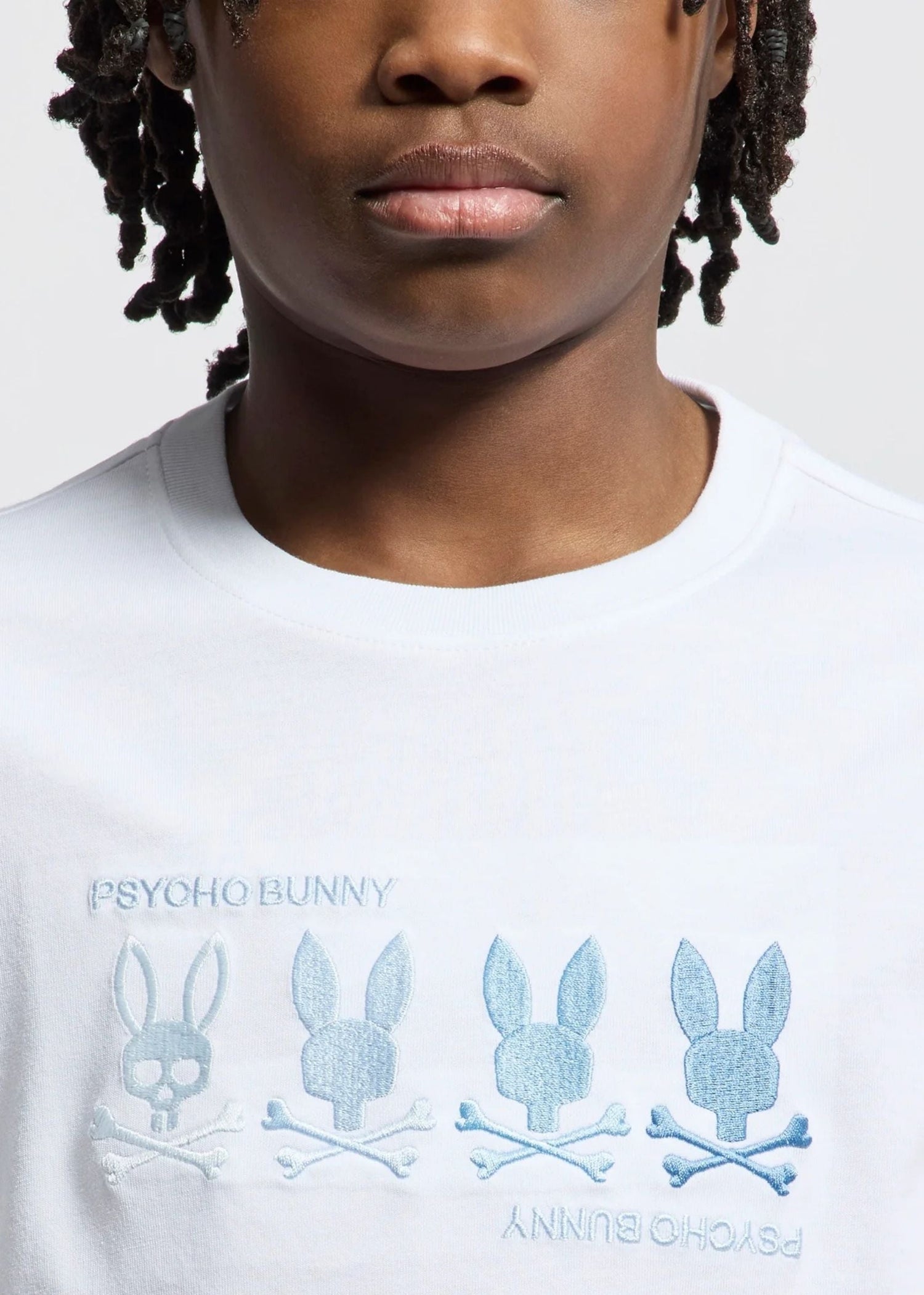 Camiseta Bordada Oceania Algodón Blanco